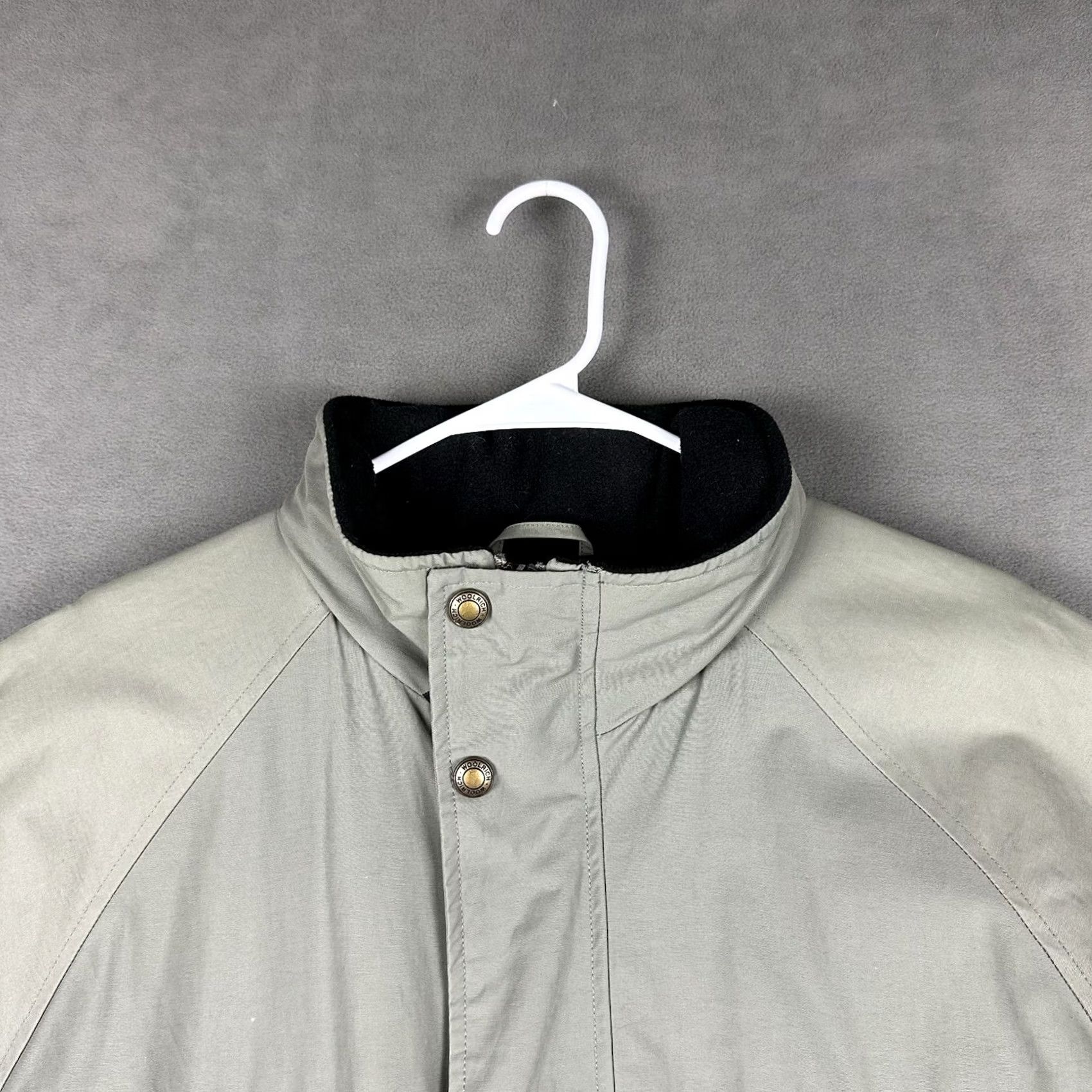 Vintage Woolrich Jacket Mens Medium Green Wool Lined Fieldstone Snap Front Coat Regular Size XS? (Original uses M) - 8? Size US M / EU 48-50 / 2 - 5 Thumbnail