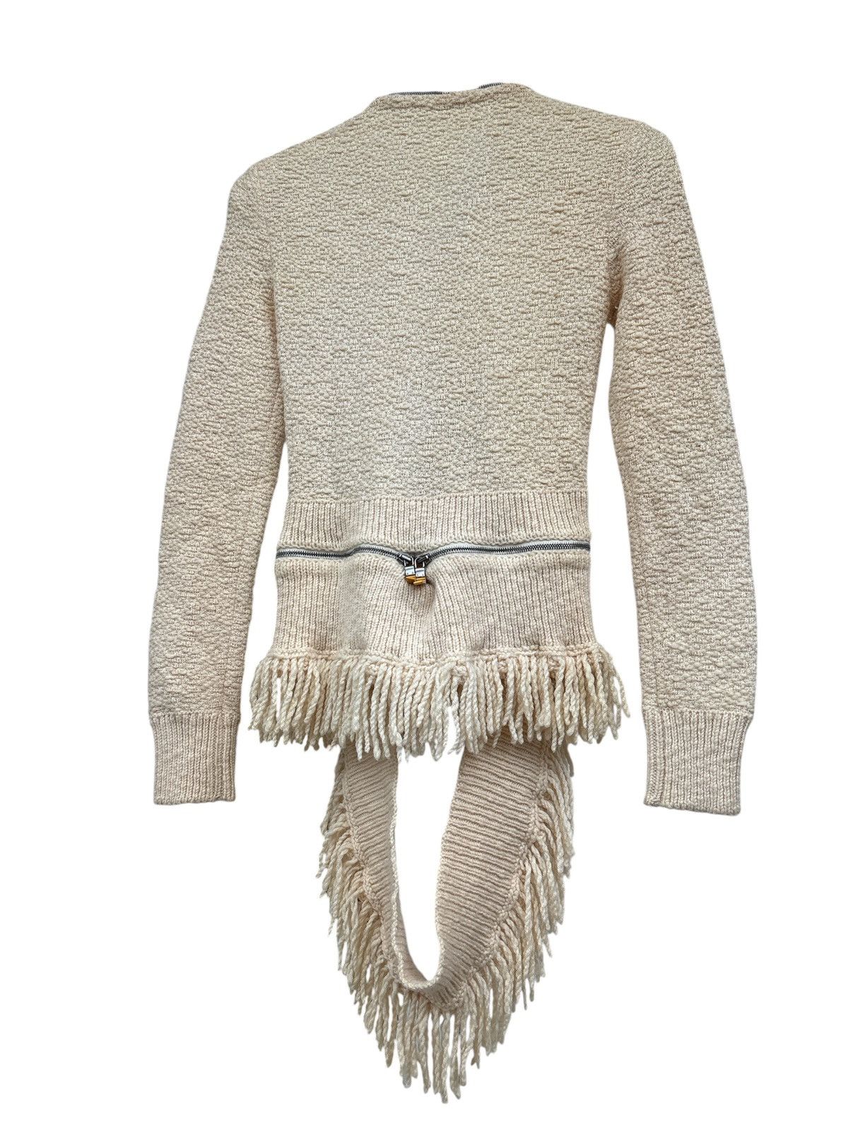 Alexander McQueen Vintage 2000s Bumster Zip Cardigan Size S / US 4 / IT 40 - 2 Thumbnail
