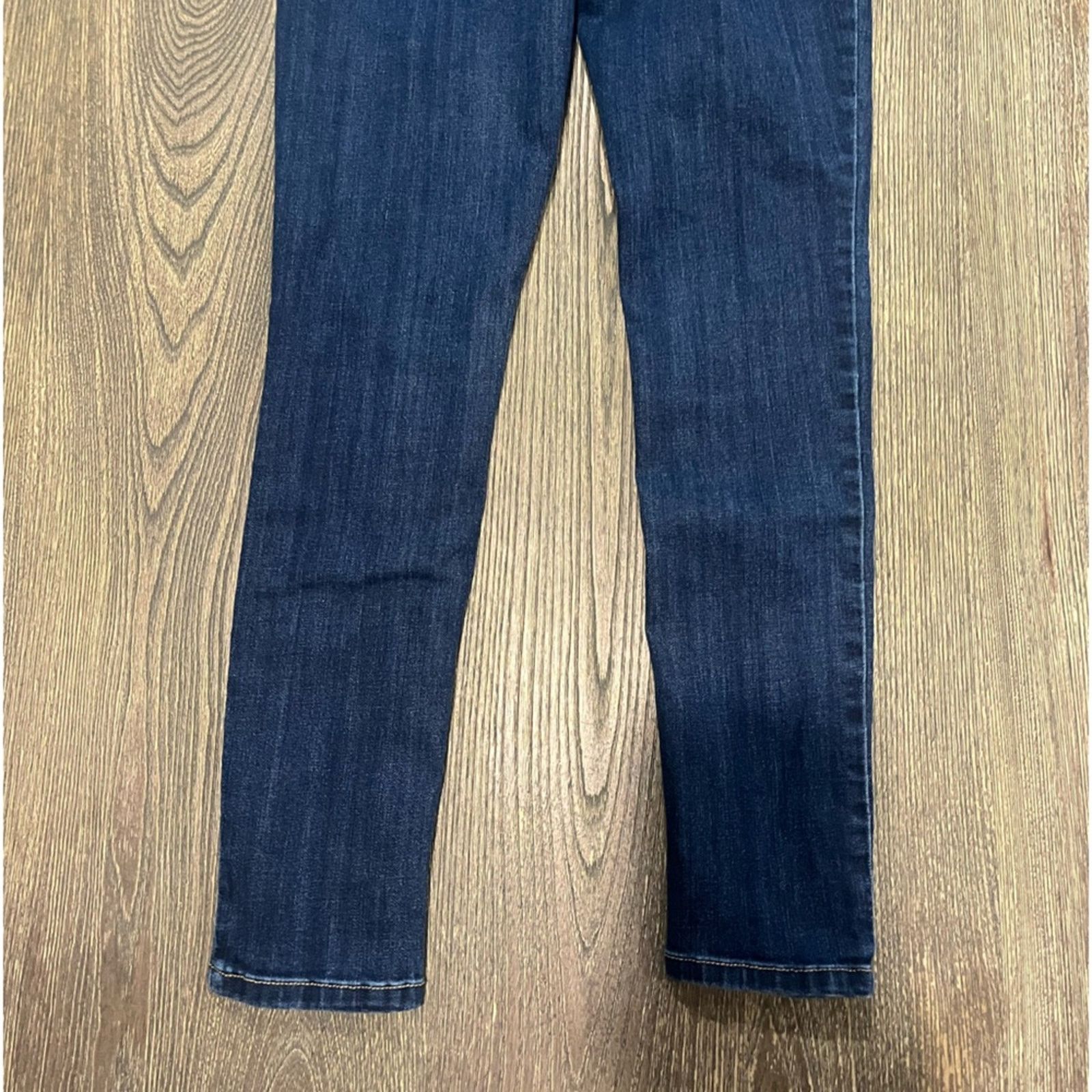 Seven 7 Seven7 High-Rise Tummyless Skinny Jeans Denim Blue Size 6 Size 28" / US 6 / IT 42 - 11 Thumbnail