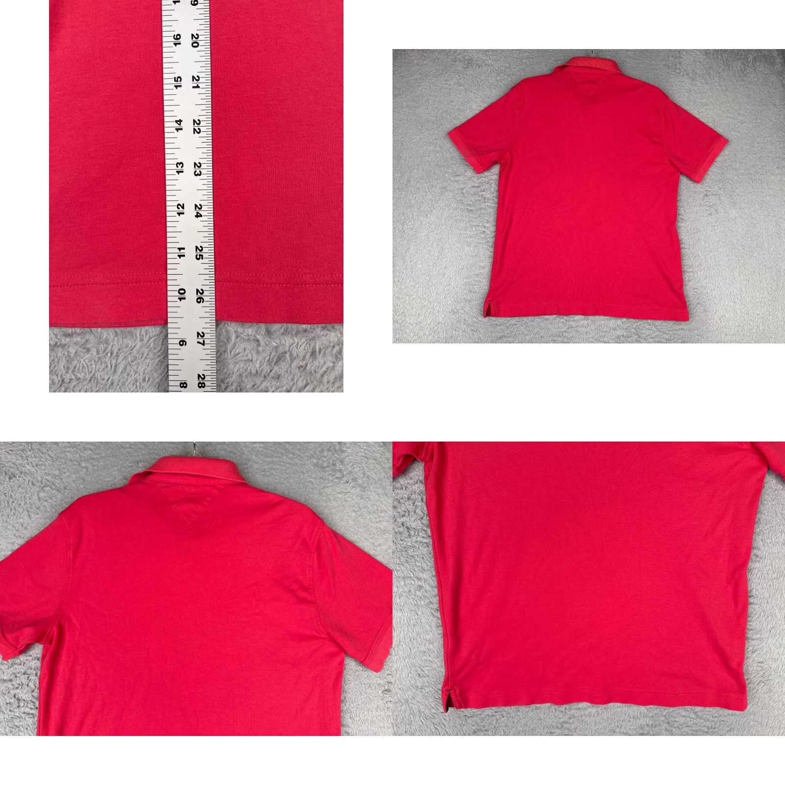 Tommy Hilfiger Tommy Hilfiger Polo Shirt Men Medium Pink 100% Cotton Short Sleeve Slim Fit Regular Size Type Pink Polo Mens Modern Sports Shirt Size US M / EU 48-50 / 2 - 9 Thumbnail