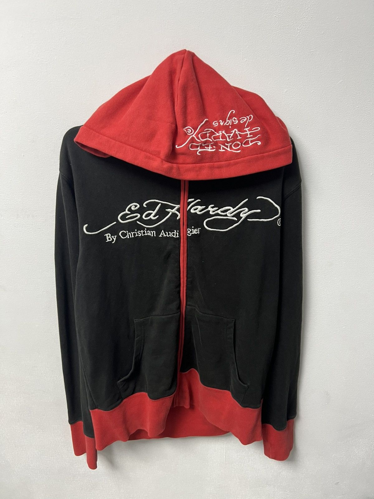 Ed Hardy Vintage Ed Hardy Zip Up Hoodie Size M Size US M / EU 48-50 / 2 - 3 Thumbnail