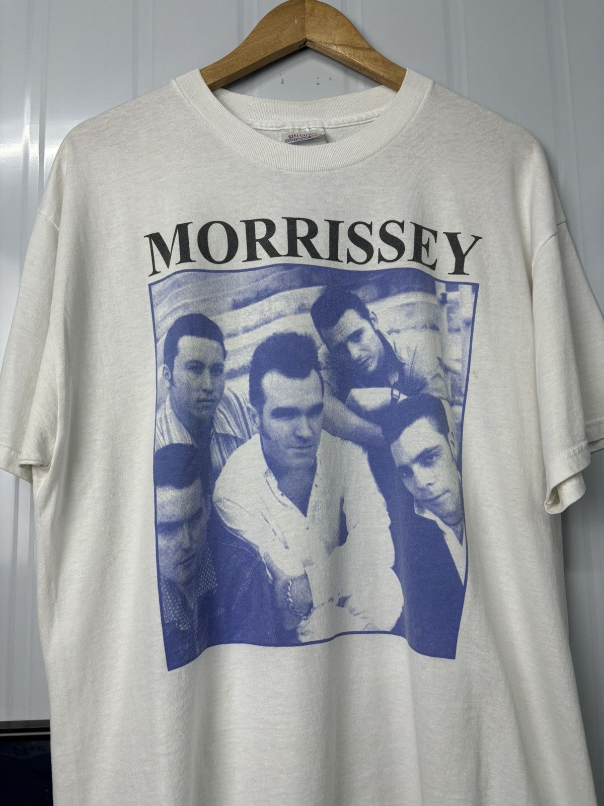 Band Tees × Vintage RARE! Vintage 90’s Morissey Bootleg Hanes Band Tour Size US L / EU 52-54 / 3 - 5 Thumbnail