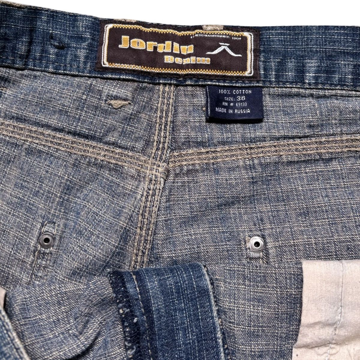 Other Vintage Y2K Jordin Denim Jean Shorts Jorts Carpenter Skater Size US 36 / EU 52 - 4 Thumbnail