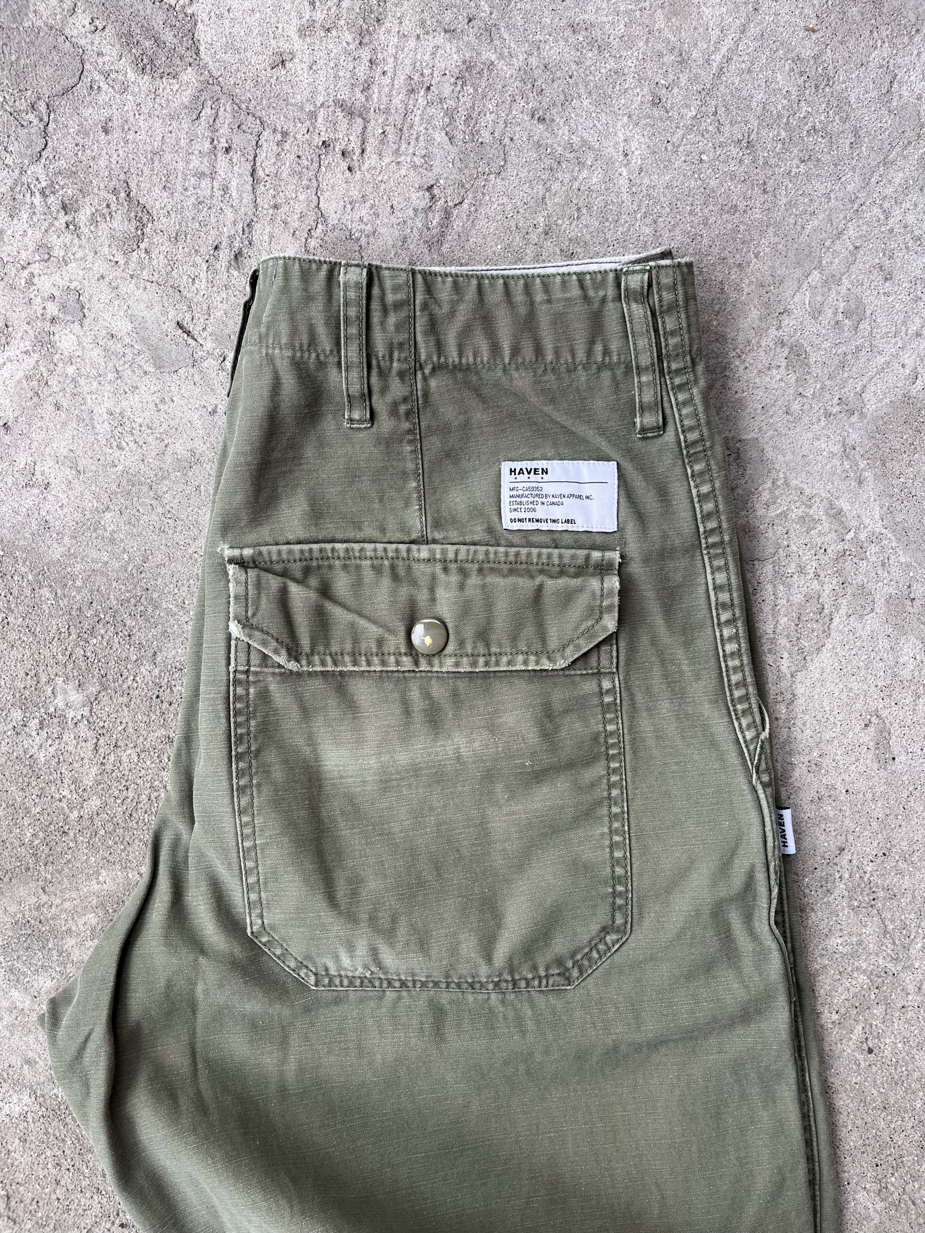 Haven Haven Military Trouser Fatigues Olive Size US 30 / EU 46 - 4 Thumbnail