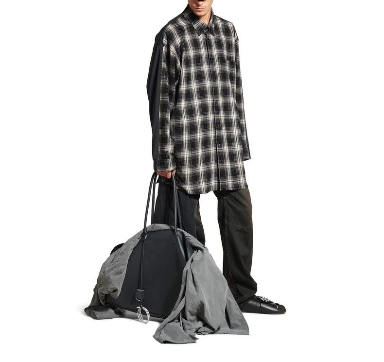 Balenciaga Balenciaga 25 Patchwork loose plaid shirt Size US M / EU 48-50 / 2 - 9 Thumbnail
