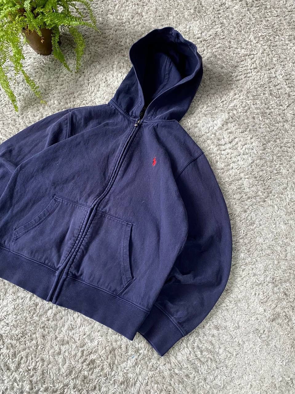 00s Polo Ralph Lauren Zip-Hoodie Streetwear Vintage Logo Y2k