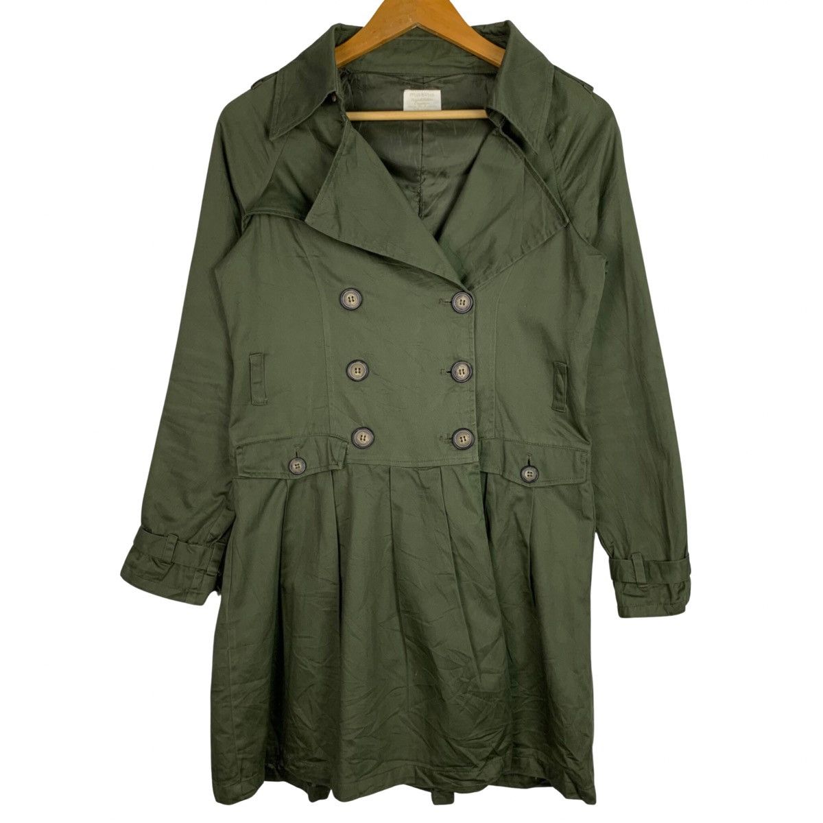 Designer × Japanese Brand × Vintage Japanese Brand Button Detailed Trench coat Size US M / EU 48-50 / 2 - 1 Thumbnail