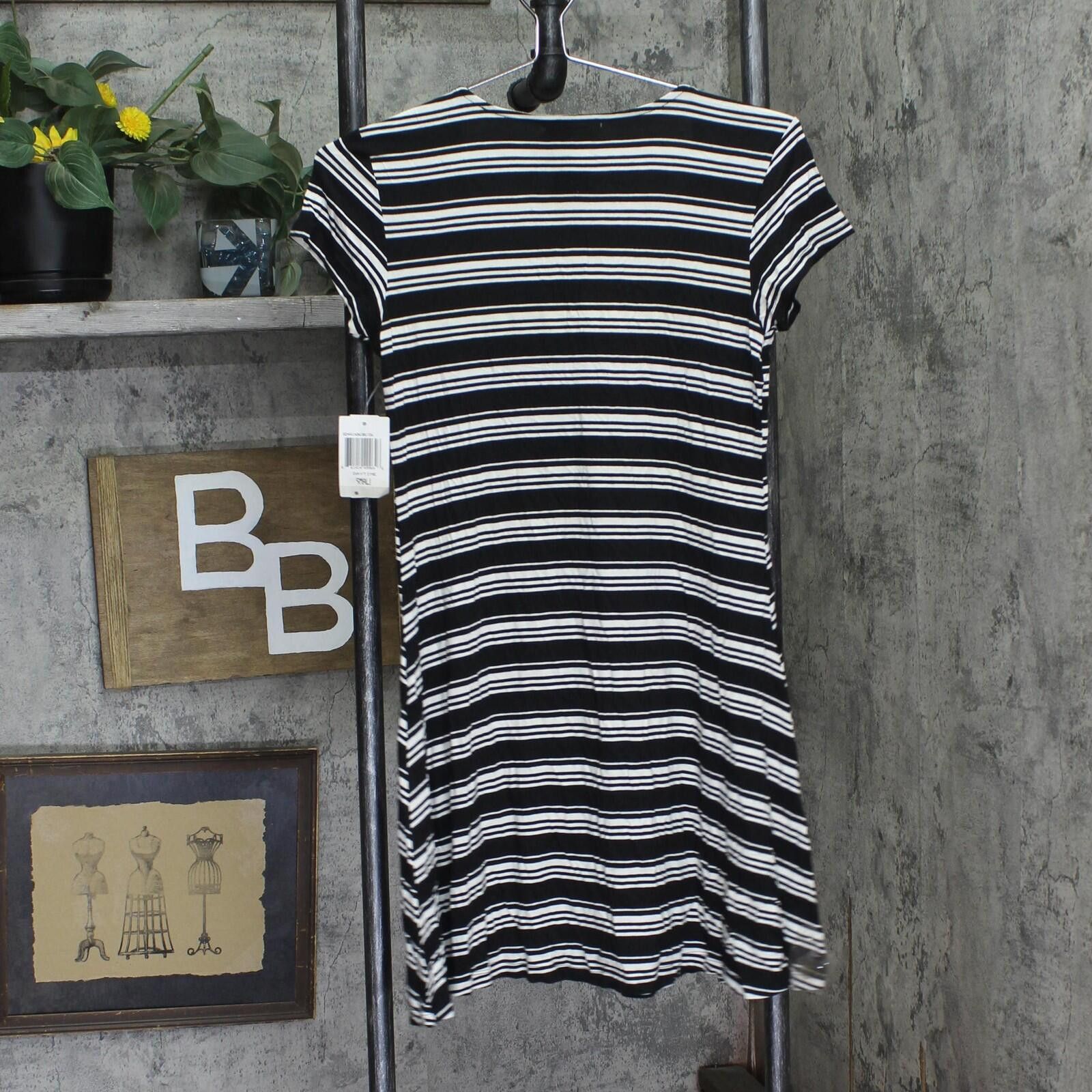 Other Nwt Unedited By Teeze Me Knit Dress S244149w Black Stripe S Size S / US 4 / IT 40 - 2 Thumbnail
