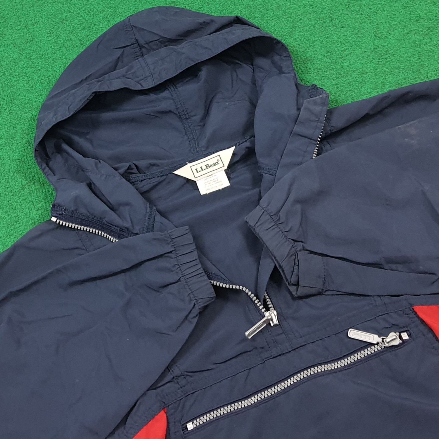 L.L. Bean Vintage L.L. Bean Hoodie Anorak Retro Windbreaker C295N7 Size US L / EU 52-54 / 3 - 5 Thumbnail