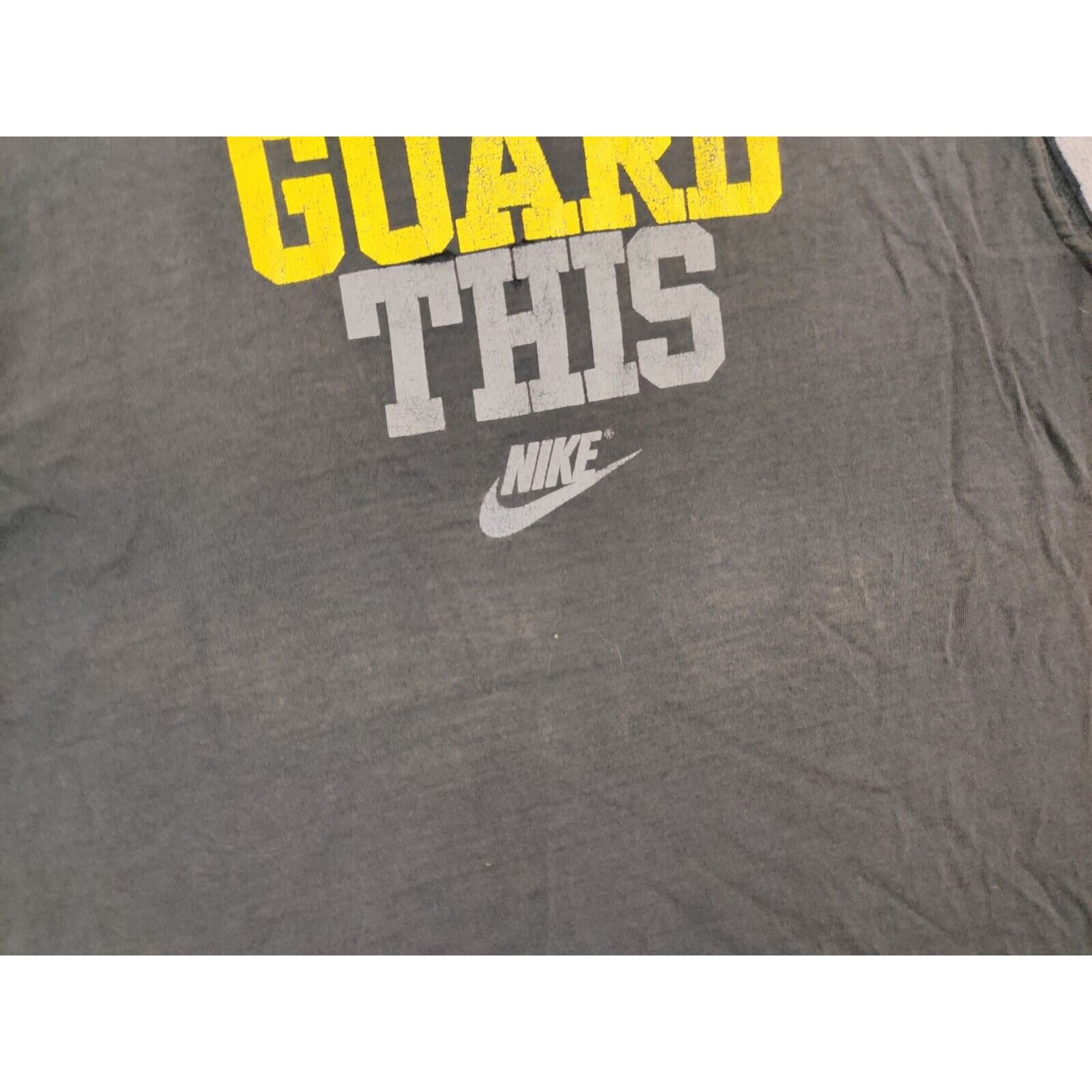 Nike VINTAGE Nike Shirt Adult Mens XL Faded Black Guard This Size US XL / EU 56 / 4 - 2 Thumbnail
