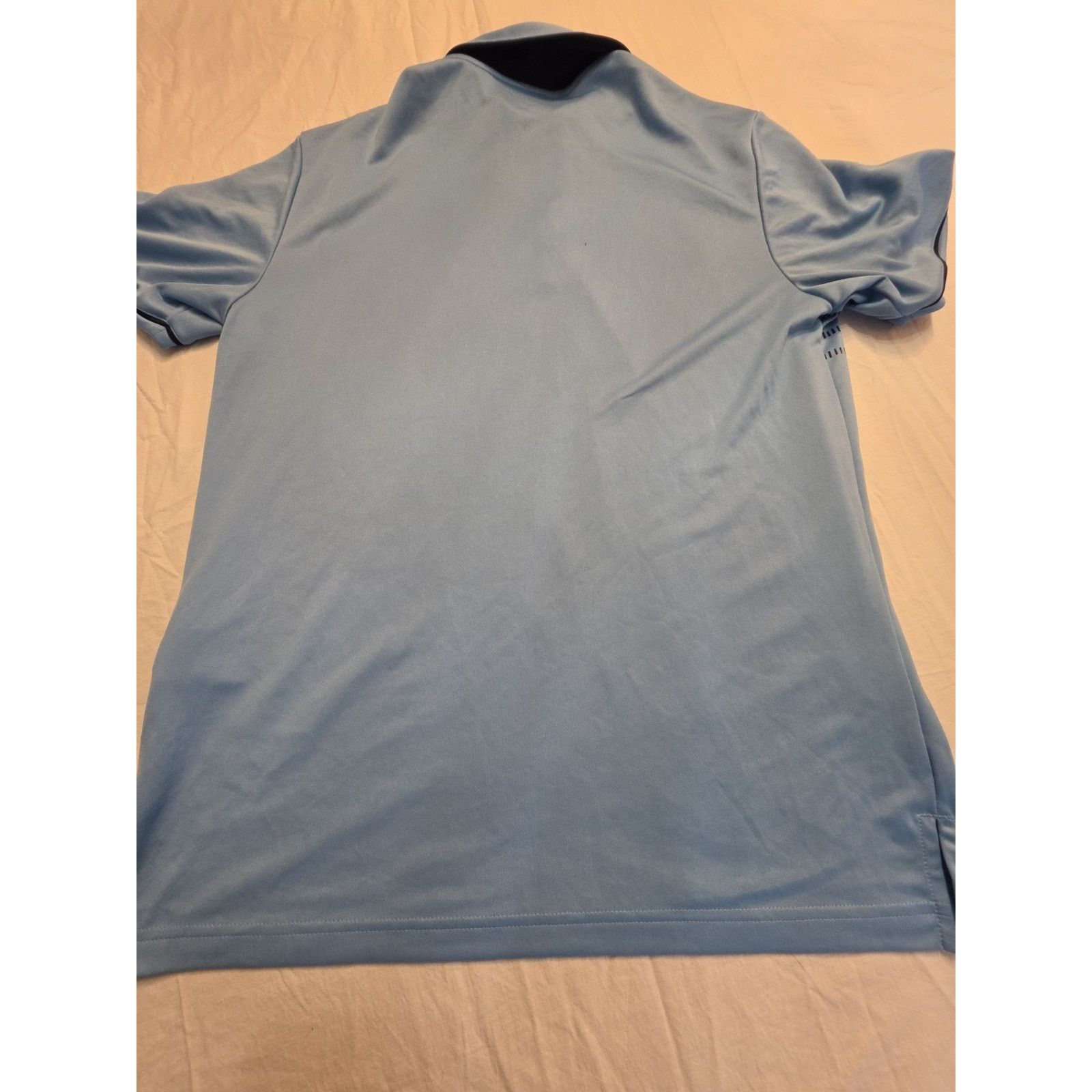 Adidas Adidas Men's Size Medium Short Sleeve 3 Button Blue Golf Size US M / EU 48-50 / 2 - 5 Thumbnail