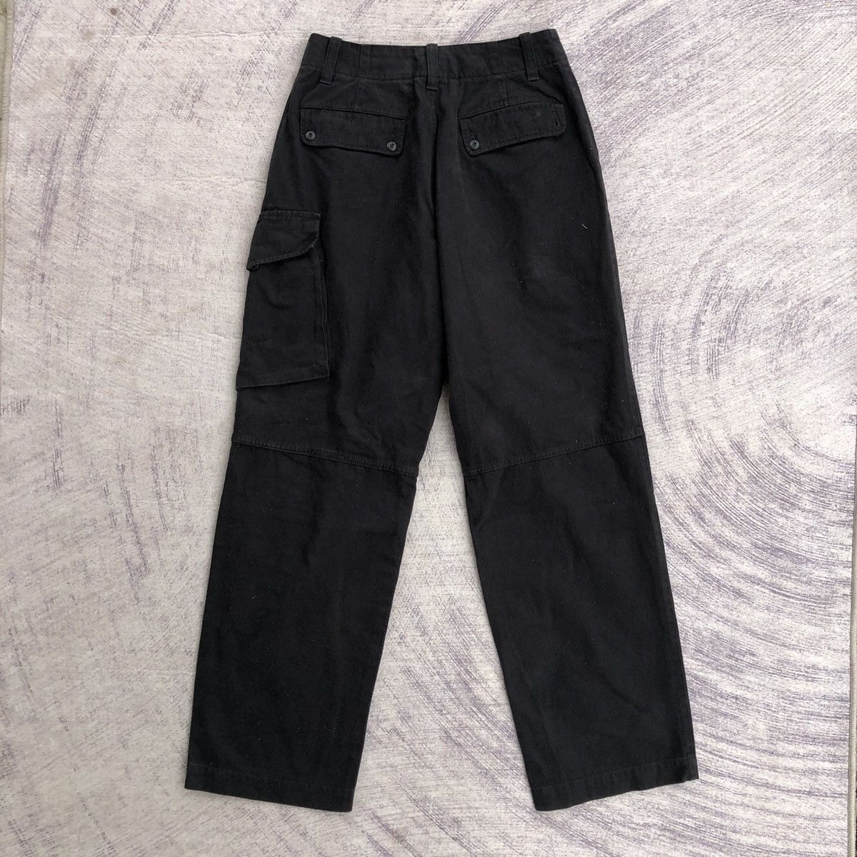 All Blacks Vintage Black pds Cargo Free Style Multpocket Pants Size US 29 - 9 Thumbnail