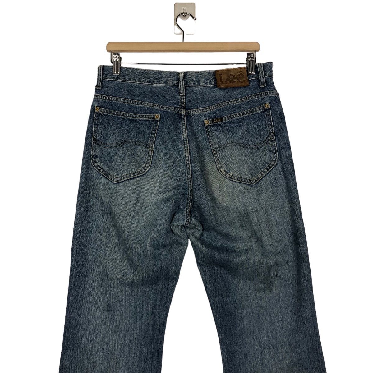 Japanese Brand 🔥Vintage Lee Rider Denim Jeans Union Made Size US 32 / EU 48 - 10 Thumbnail