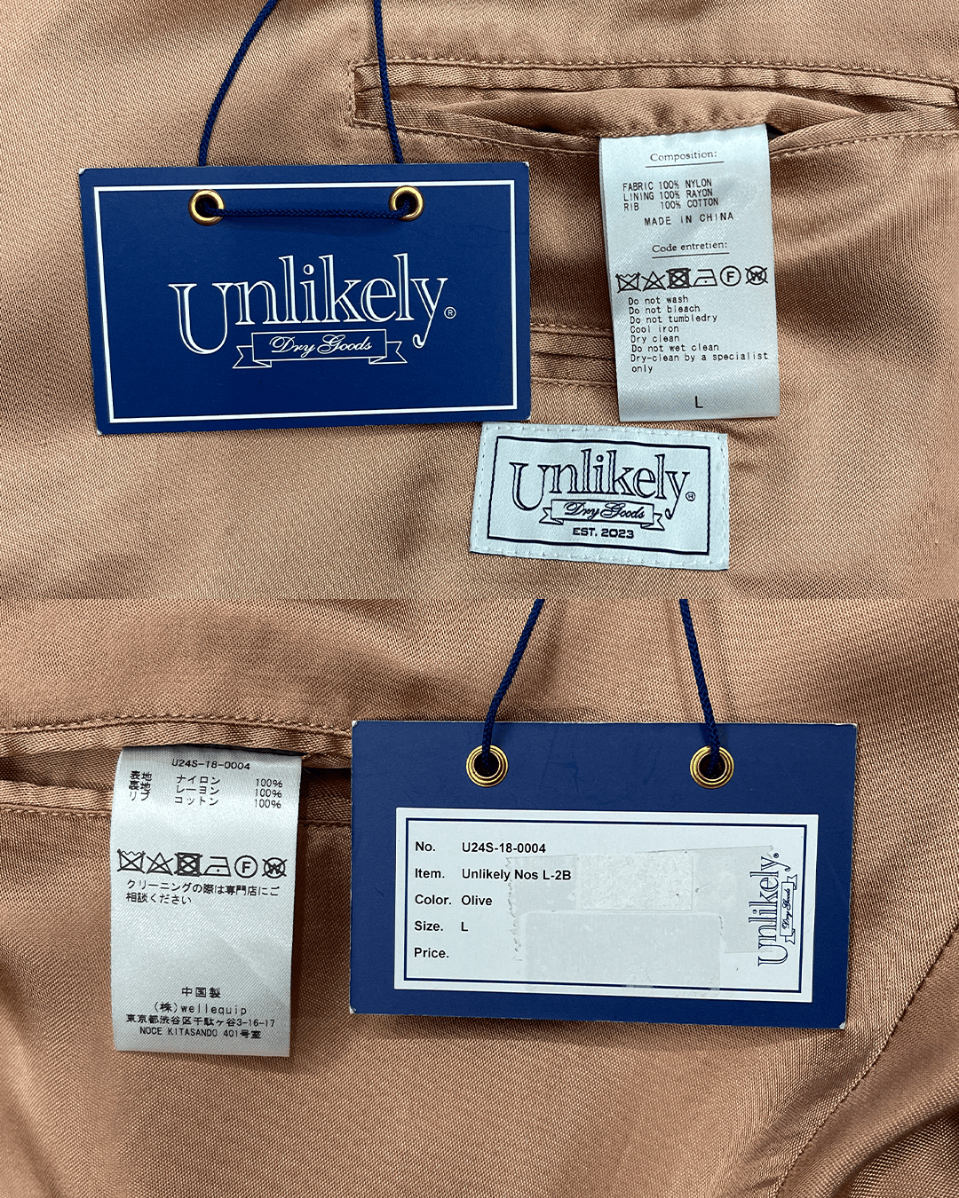 Unlikely Unlikely SS24 Los L-2B Reversible Jacket Size US L / EU 52-54 / 3 - 10 Thumbnail