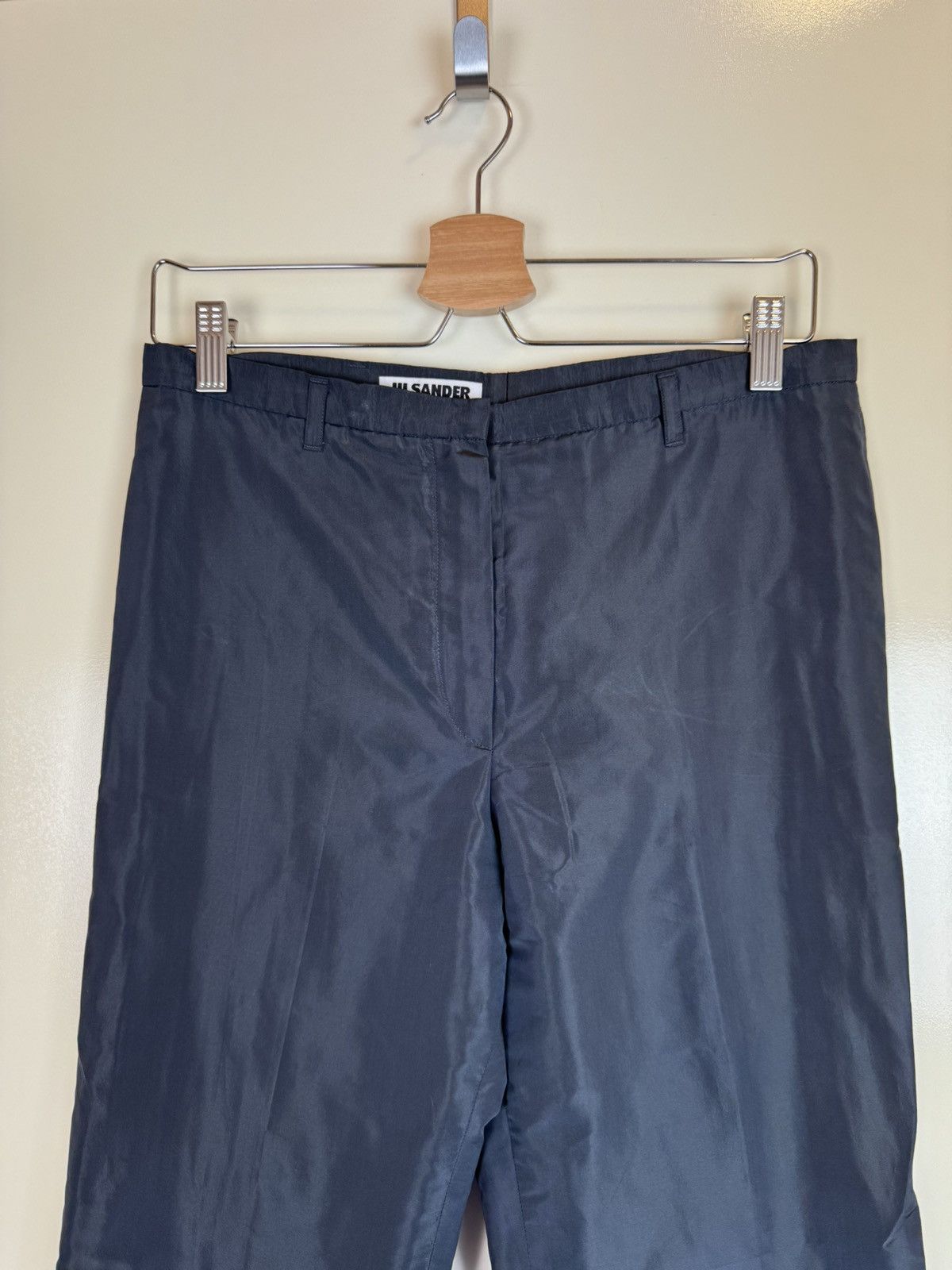 Jil Sander Jil Sander silk blend straight vintage pants trousers S Size 28" / US 6 / IT 42 - 5 Thumbnail