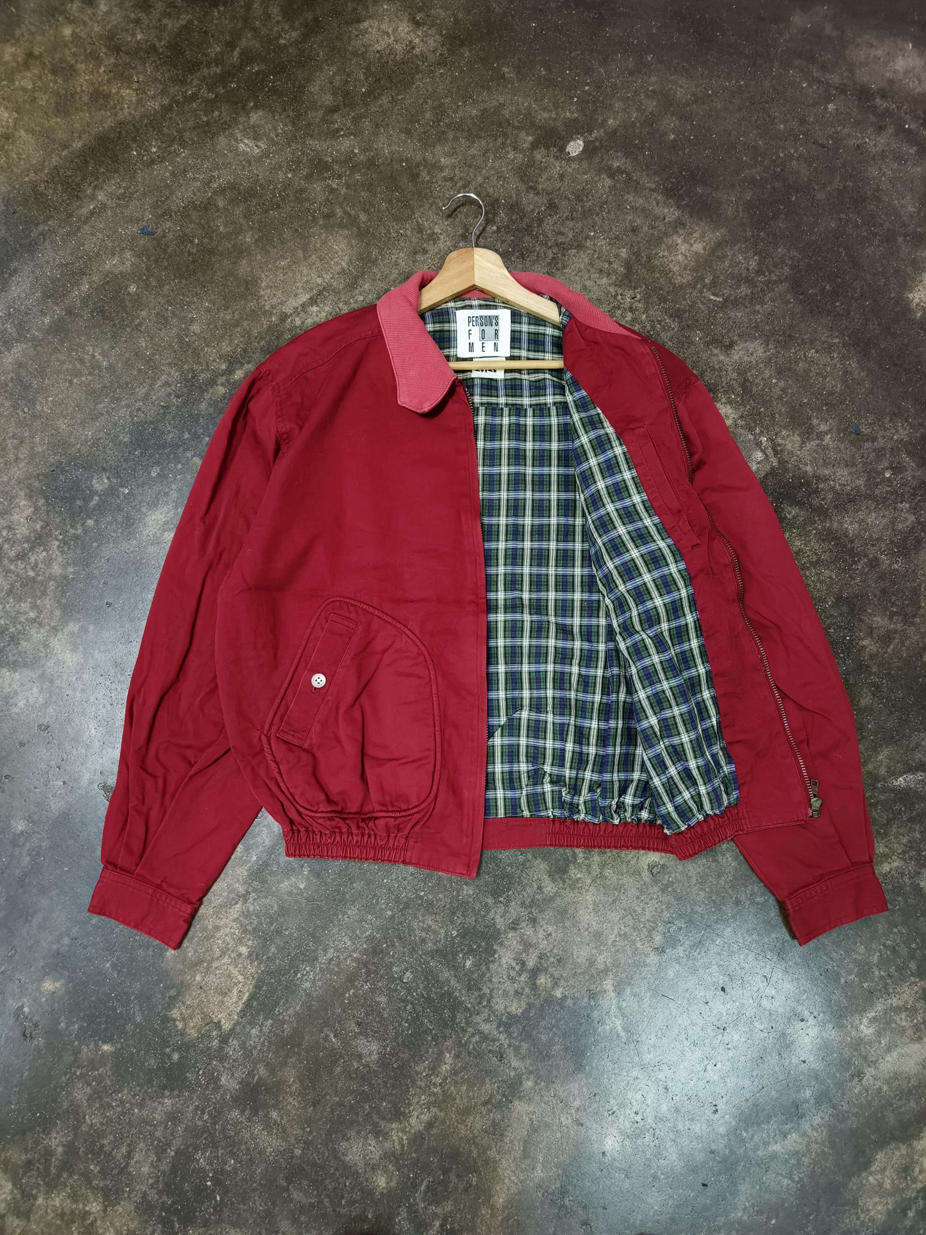 PERSON'S PERSONS FOR MEN WORLD PRODUCE BOMBER JACKET Size US L / EU 52-54 / 3 - 5 Thumbnail