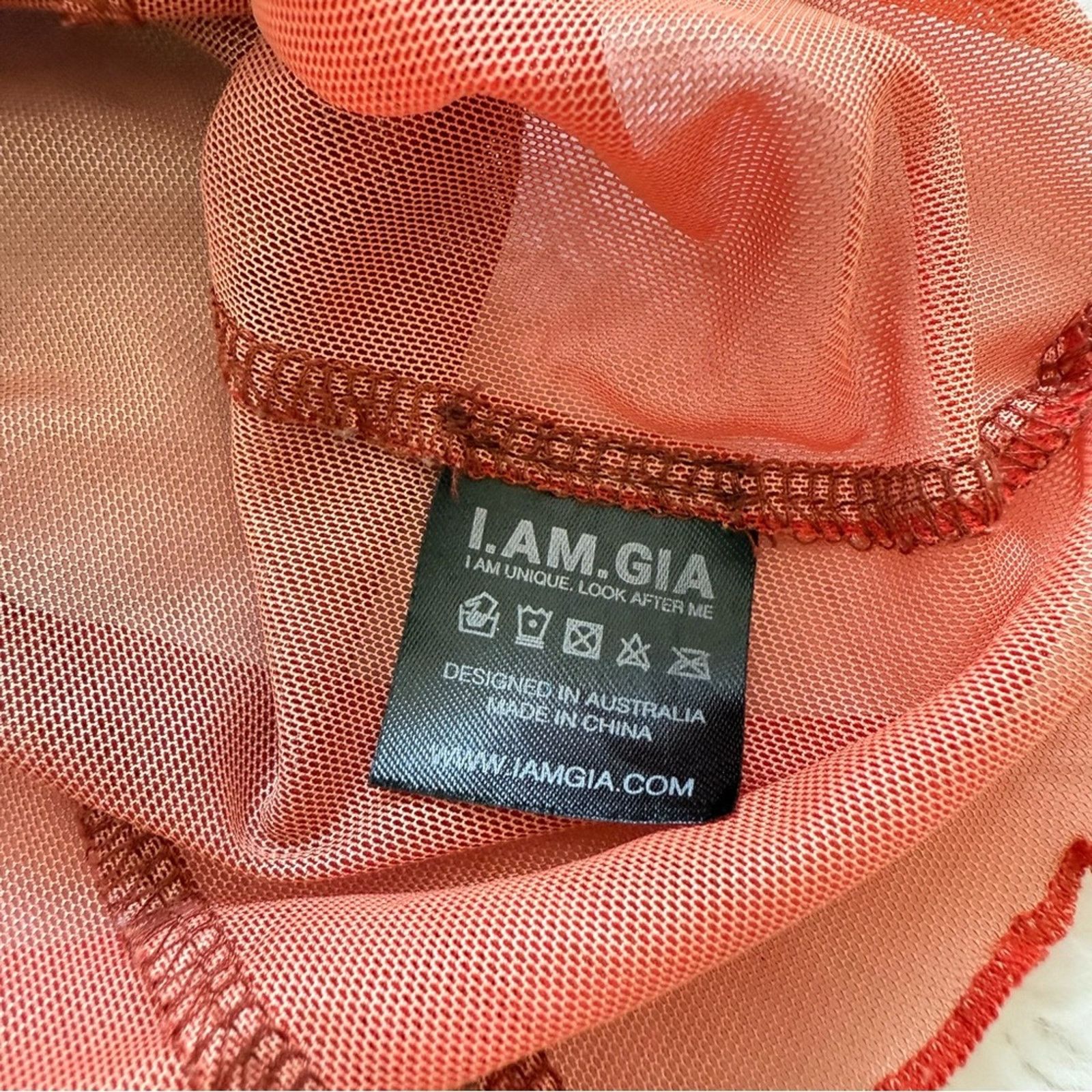 Other I.AM.GIA women sheer red tank top size XS Size XS / US 0-2 / IT 36-38 - 4 Thumbnail