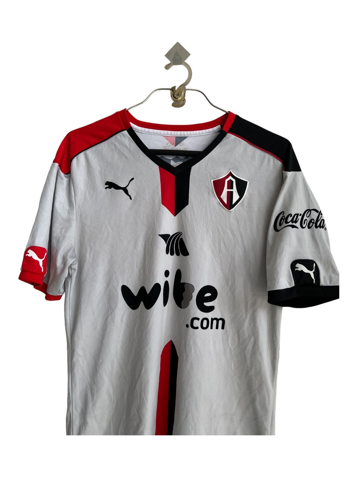 Mexicana × Puma RARE 2016-2017 Puma Club Atlas Zorros 🇲🇽 Away Jersey Size US M / EU 48-50 / 2 - 4 Thumbnail