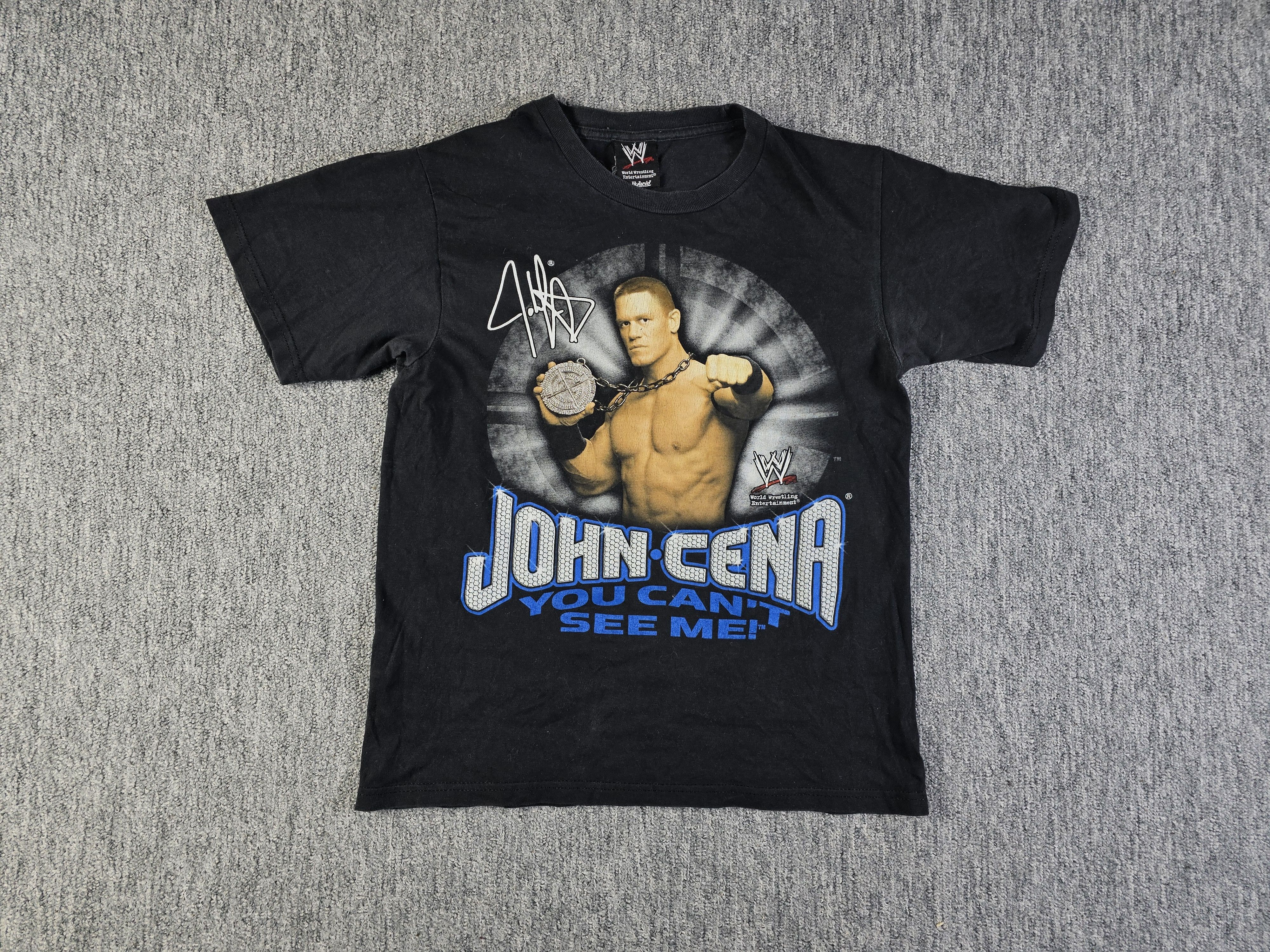 WWE Vintage WWE John Cena T-Shirt Women M Baby Tee Black Y2K Size M / US 6-8 / IT 42-44 - 5 Thumbnail