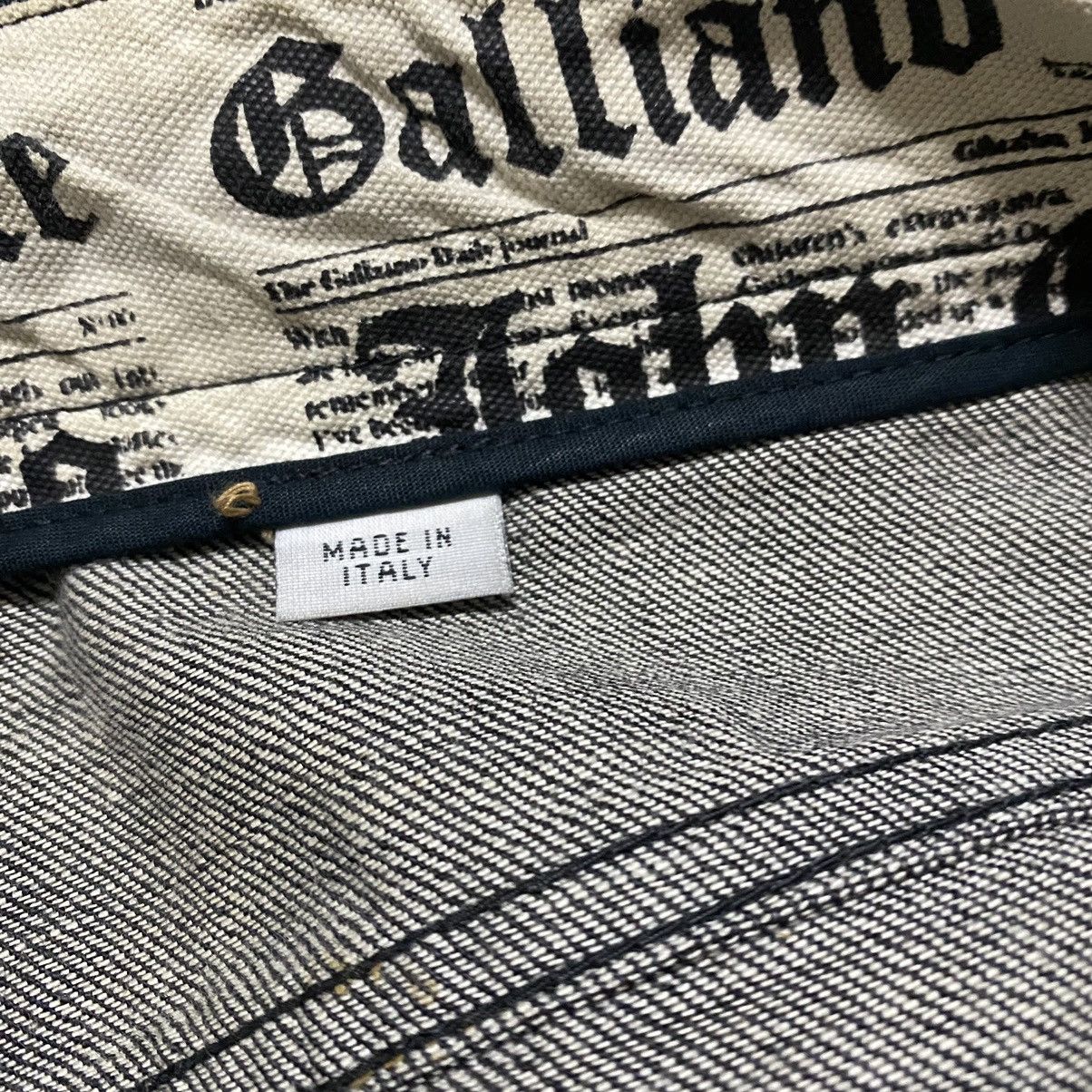 John Galliano John Galliano Black Dust Waxed Denim Jeans Size US 30 / EU 46 - 19 Thumbnail