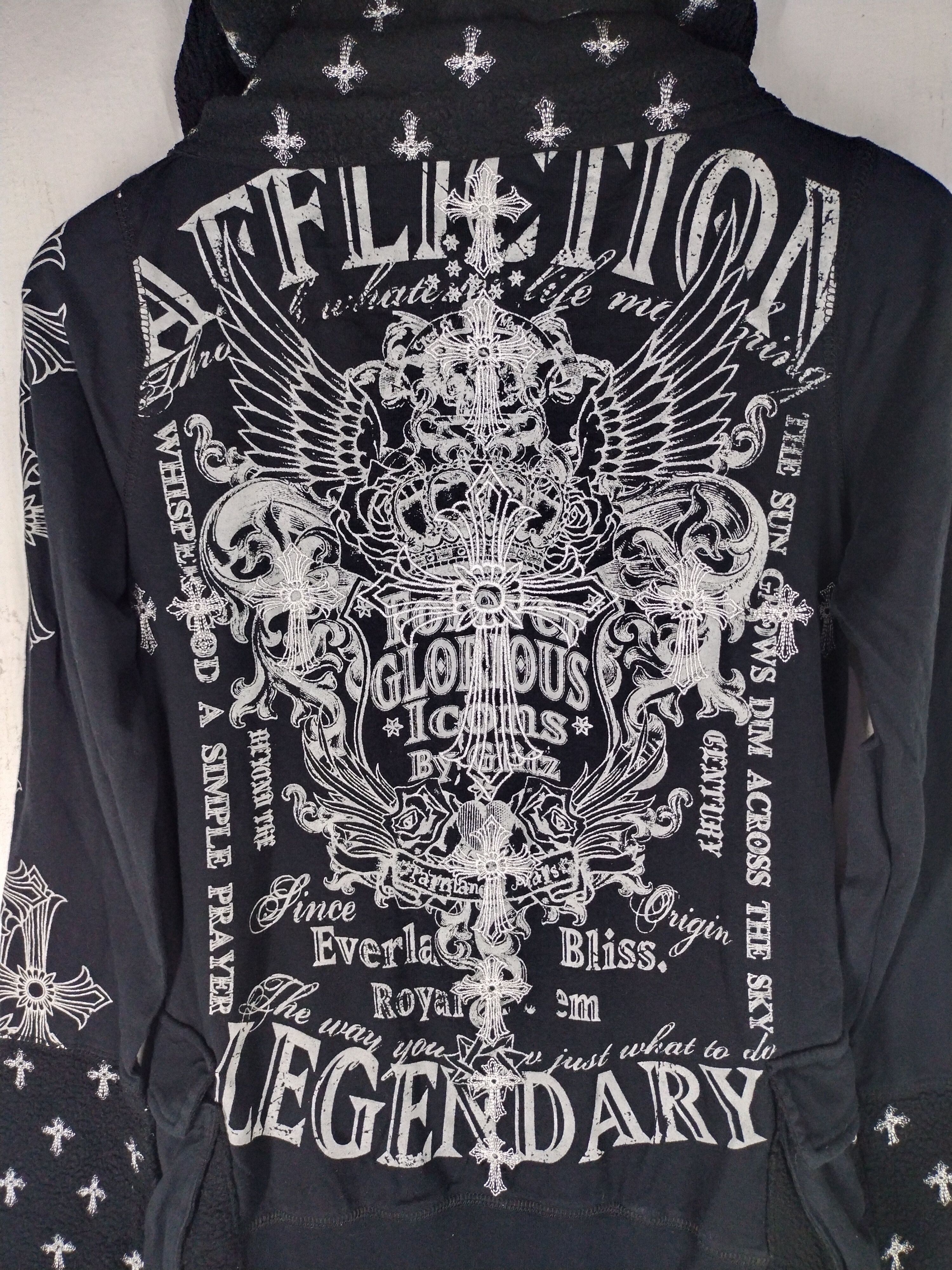 Japanese Brand GHTZ Japanese Punk If Six Was Nine Hoodie Size M / US 6-8 / IT 42-44 - 10 Thumbnail