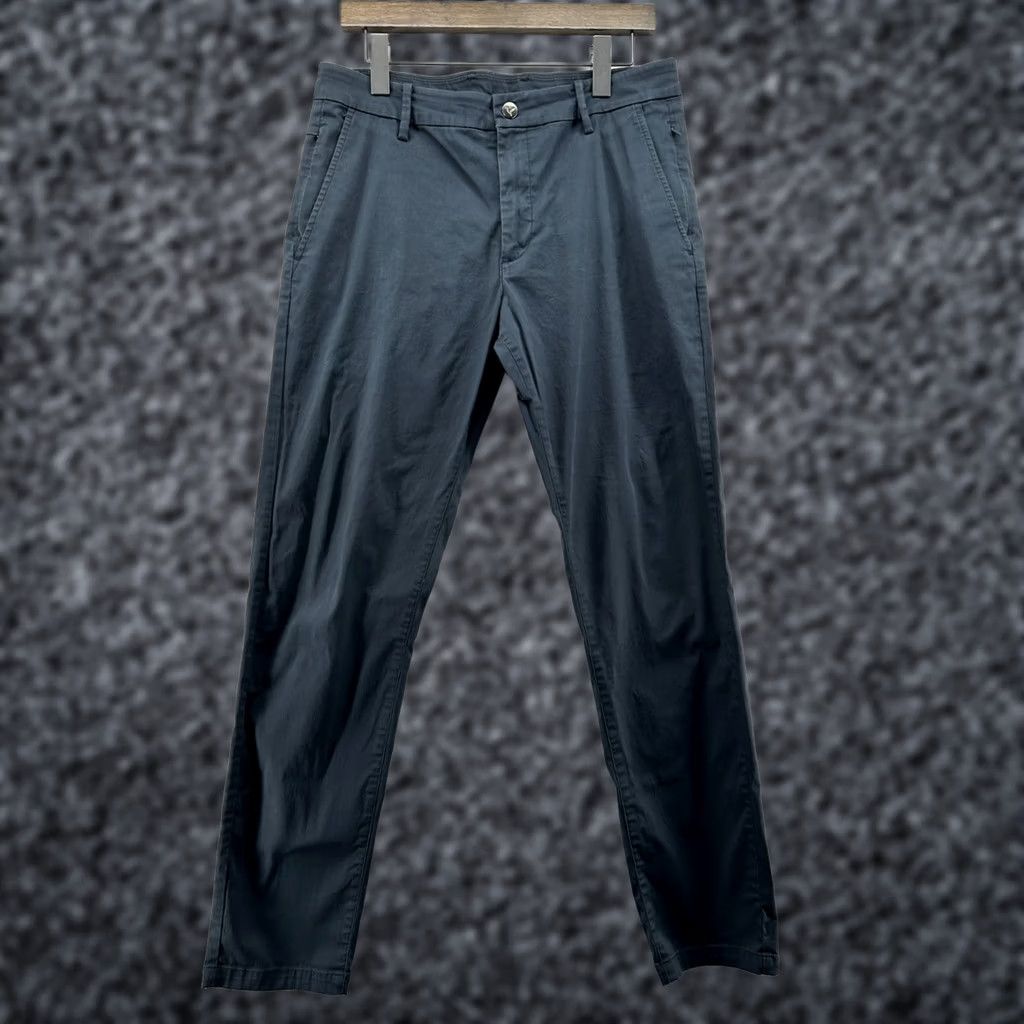 Vintage Bird Dogs Boom Chino Pants Black Men's 32X32 Flat Front Skinny Leg Pockets Size US 32 / EU 48 - 1 Thumbnail