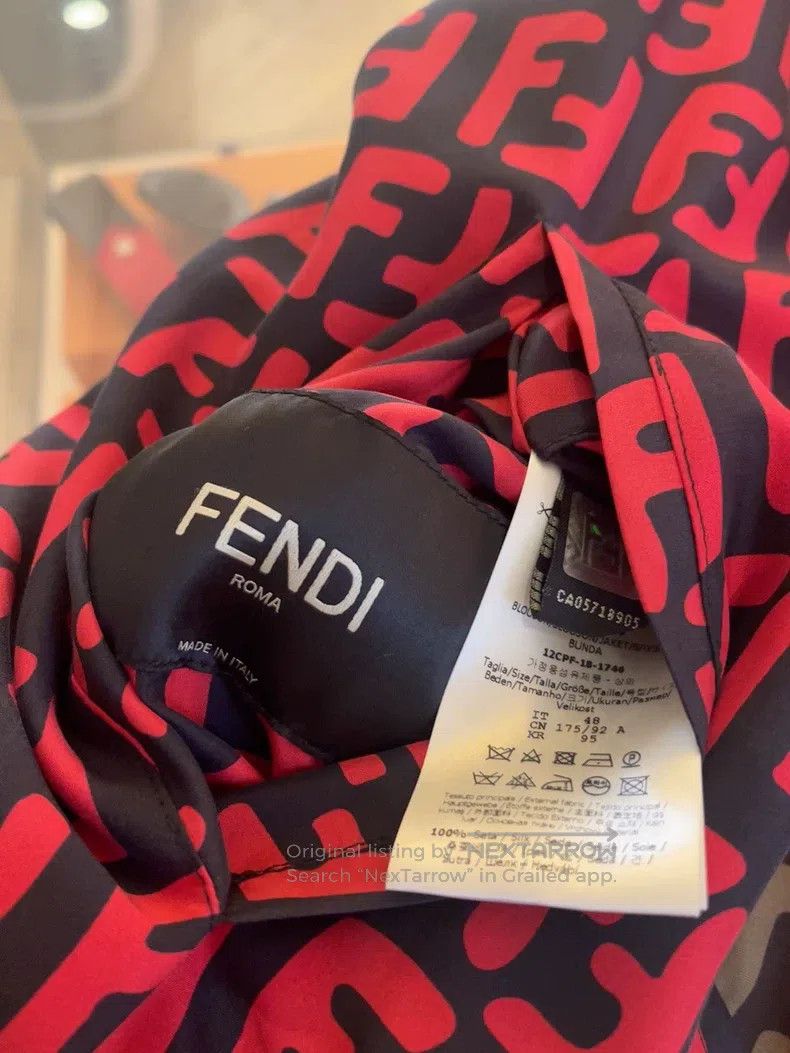 Fendi Fendi Two-Way Wearable Silk Jacket Size US M / EU 48-50 / 2 - 8 Thumbnail