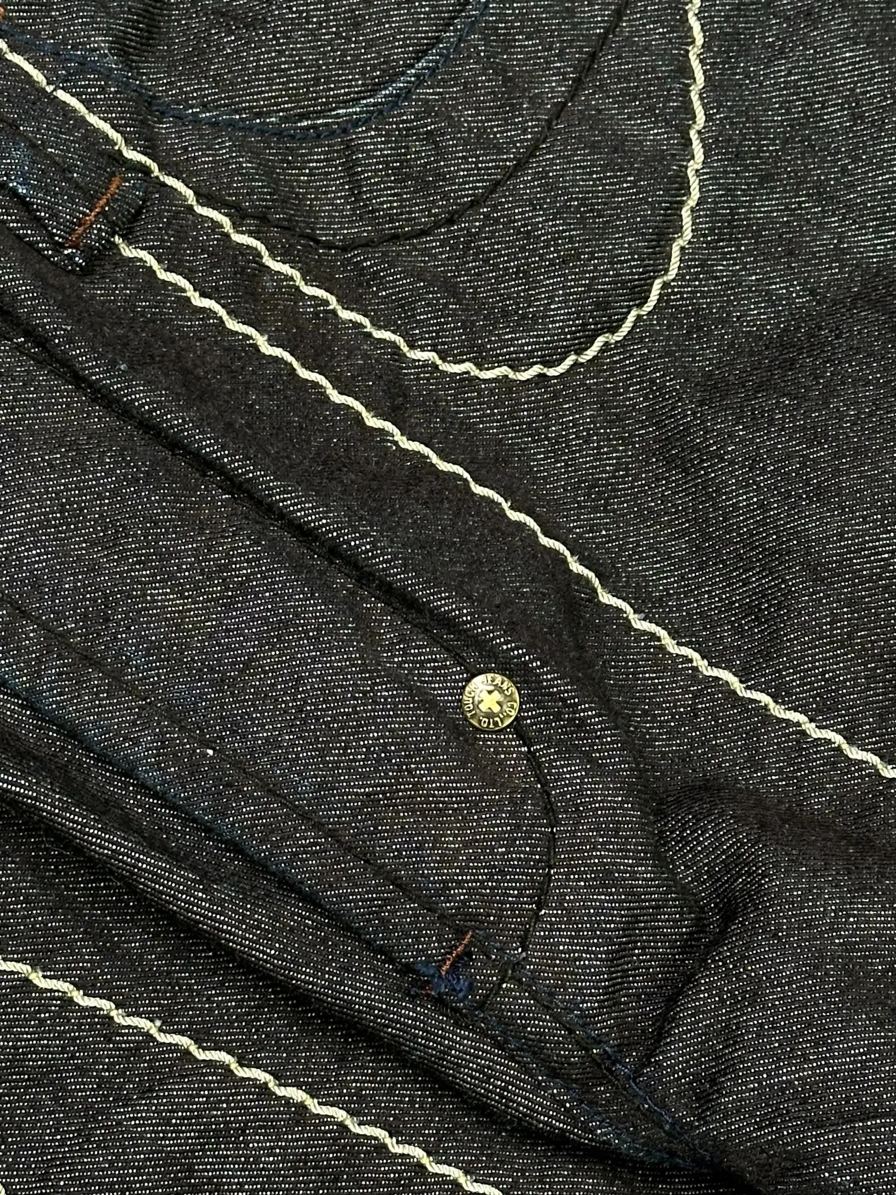 Japanese Brand Brand New Tough "Nathan" regular straight Jeans Size US 32 / EU 48 - 4 Thumbnail
