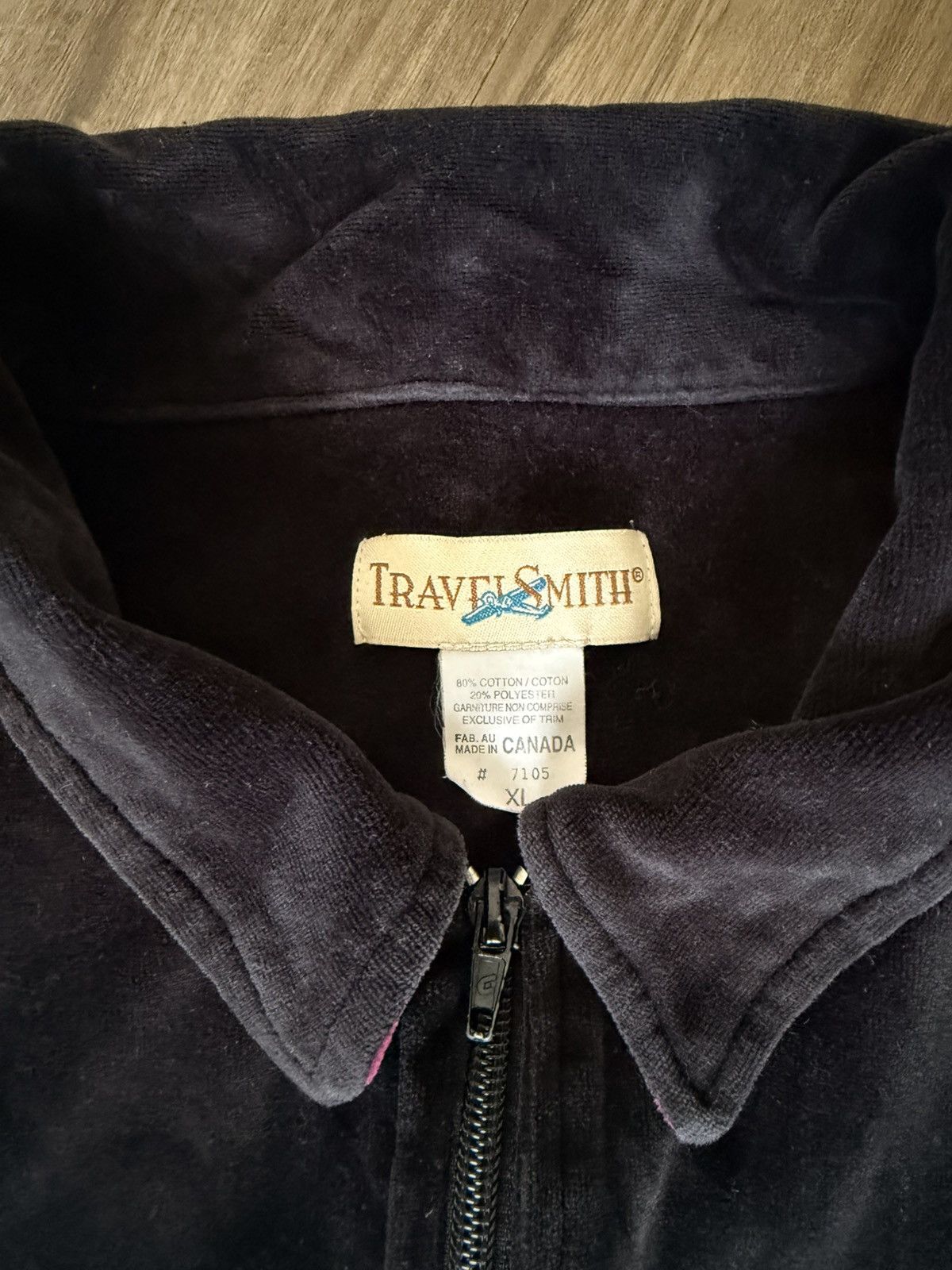 Other Vintage Travel Smith Full Zip Jacket XL velour Size US XL / EU 56 / 4 - 3 Thumbnail