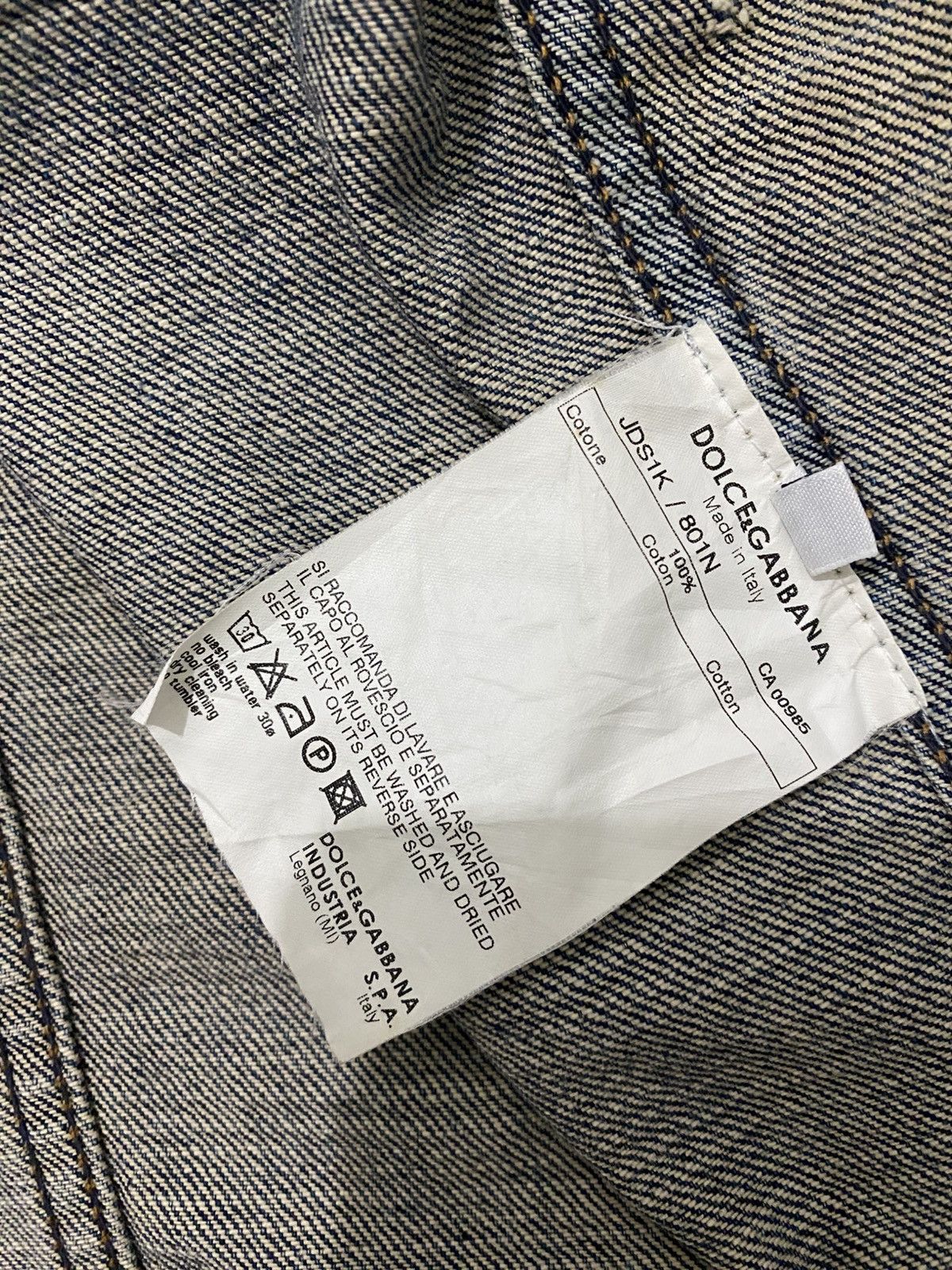 Dolce & Gabbana DOLCE & GABBANA DENIM JACKET Size XS / US 0-2 / IT 36-38 - 8 Thumbnail