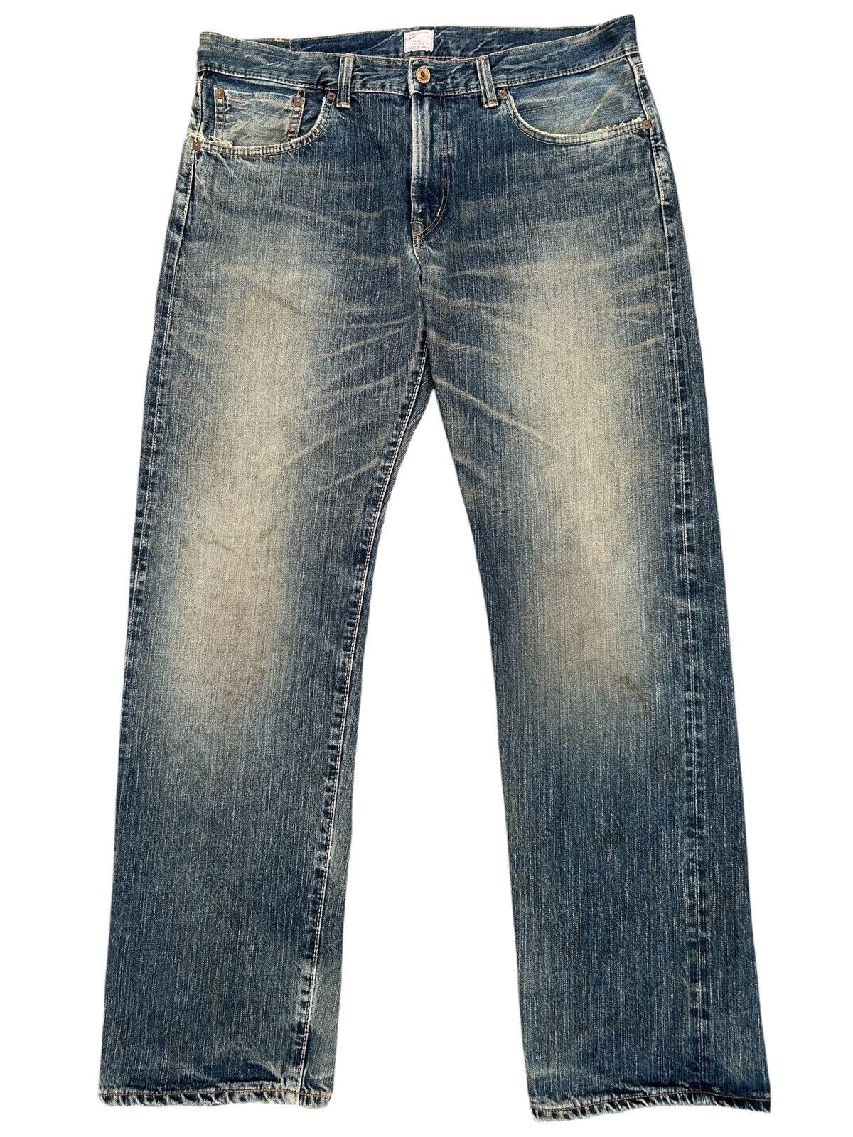 Kapital Vintage Edwin 505ZX Selvedge Distressed Denim Jeans Size US 38 / EU 54 - 1 Thumbnail