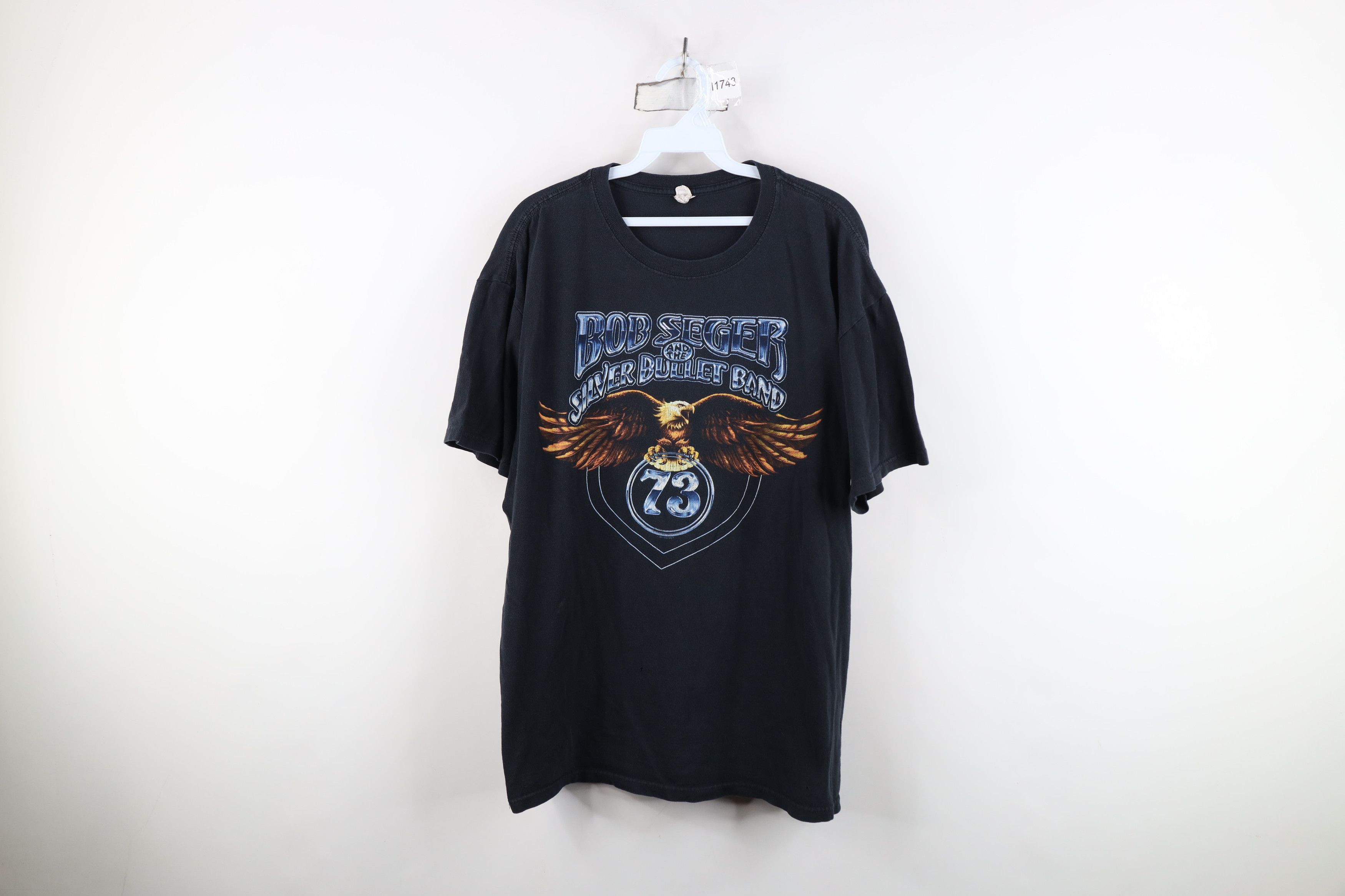 Vintage Vintage Y2K Seger and the Silver Bullet Band T-Shirt Black Size US XL / EU 56 / 4 - 1 Thumbnail