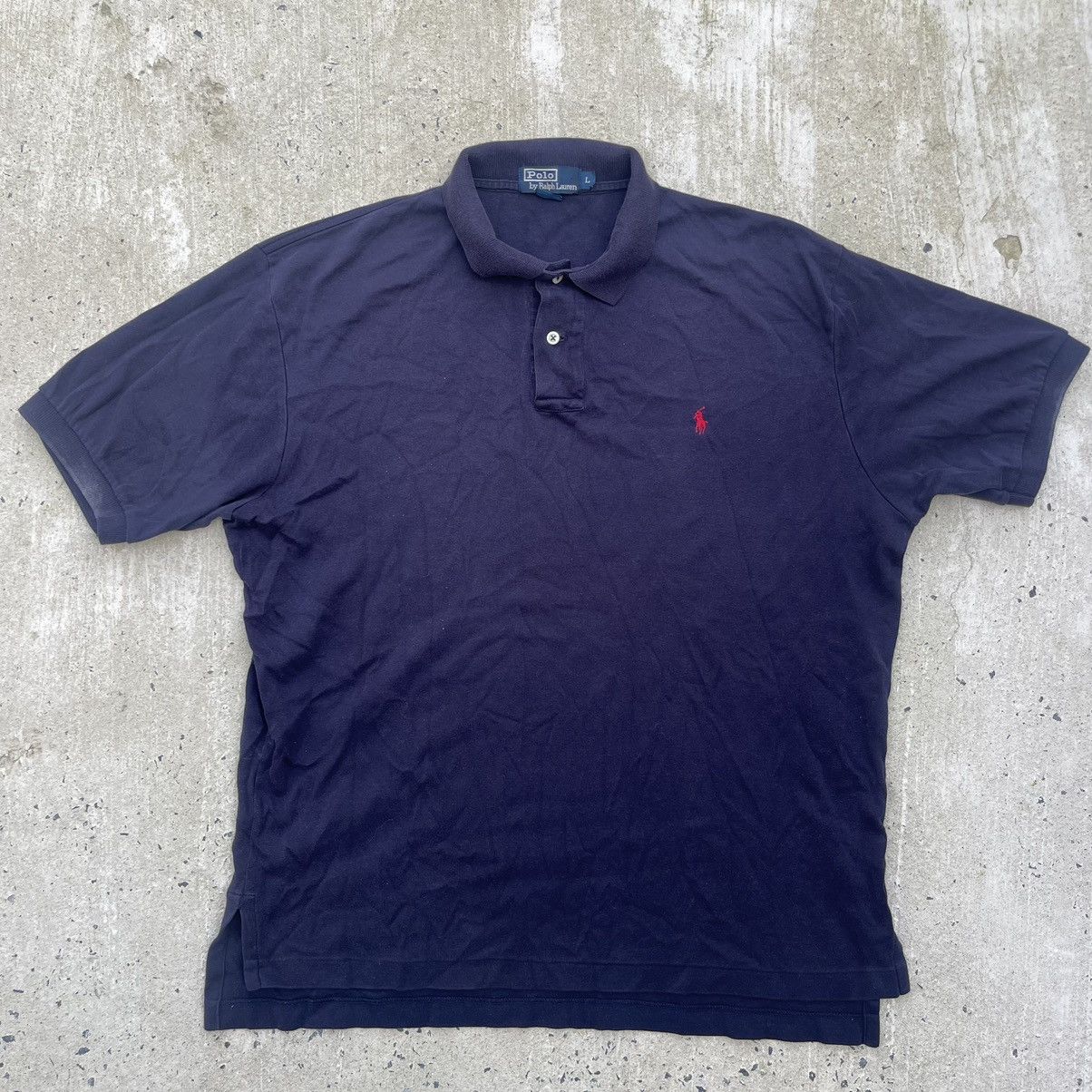 Polo Ralph Lauren Vintage 90s POLO RALPH LAUREN Custom Fit Polo Shirt Size US L / EU 52-54 / 3 - 1 Thumbnail