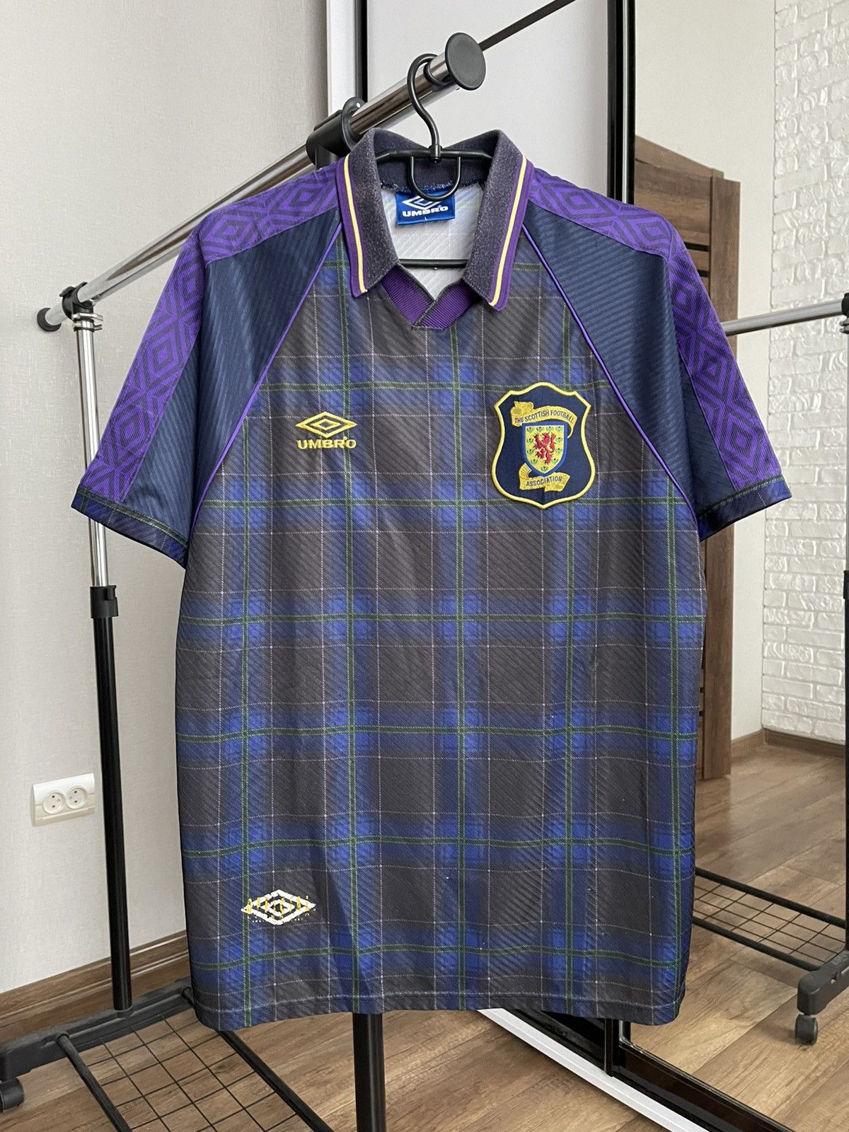 1994/1996 Umbro Scotland Vintage Soccer Jersey Shirt Home