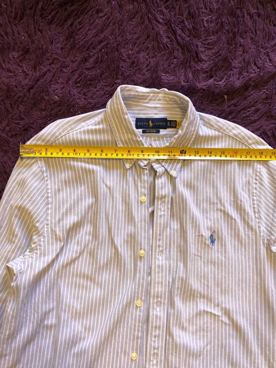 Ralph Lauren Vintage button-down Ralph Lauren shirt Y2K Knit oxford Size US XL / EU 56 / 4 - 9 Thumbnail