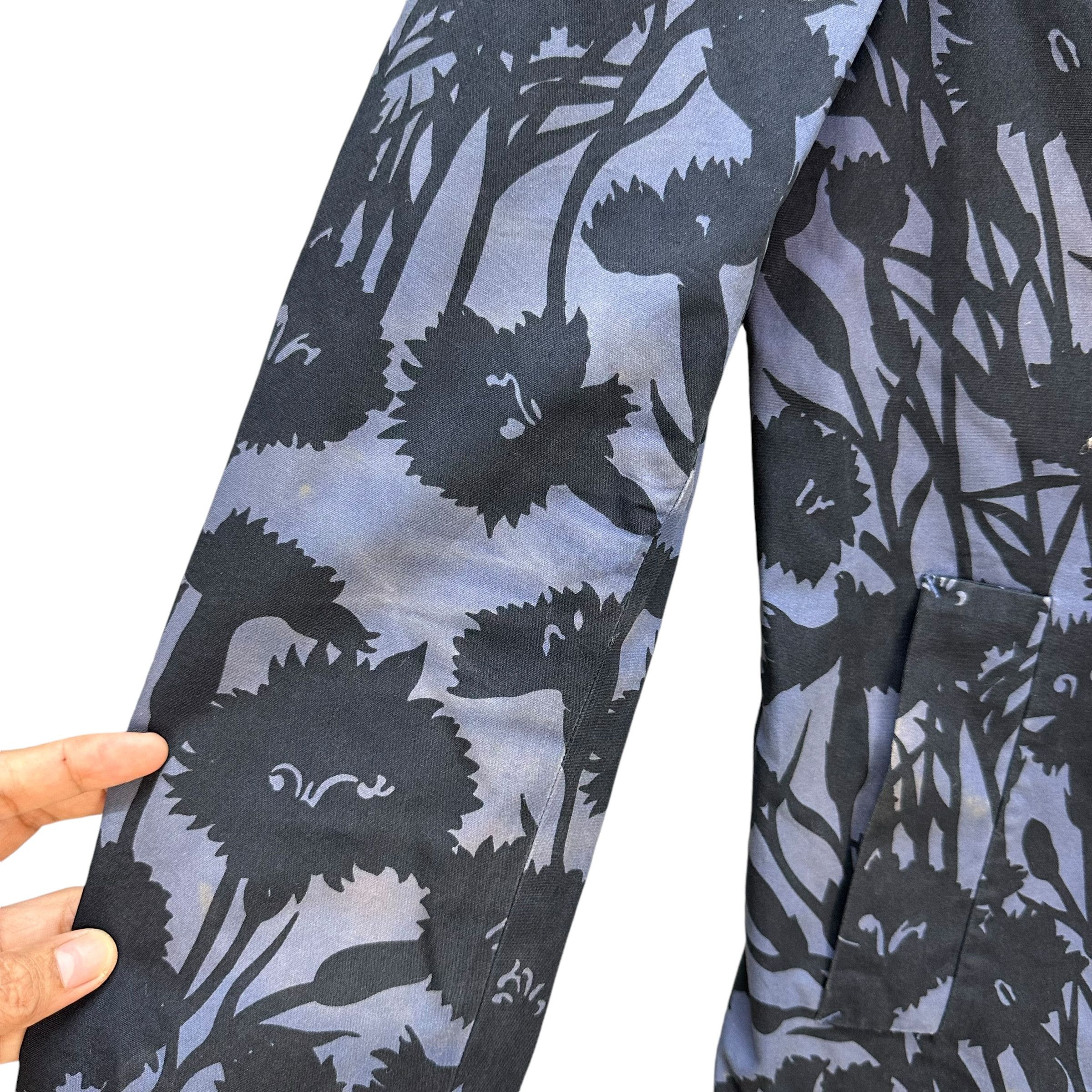 Marc Jacobs MARC JACOBS Artwork Florals Design Coat Jacket #71-1430 Size S / US 4 / IT 40 - 5 Thumbnail