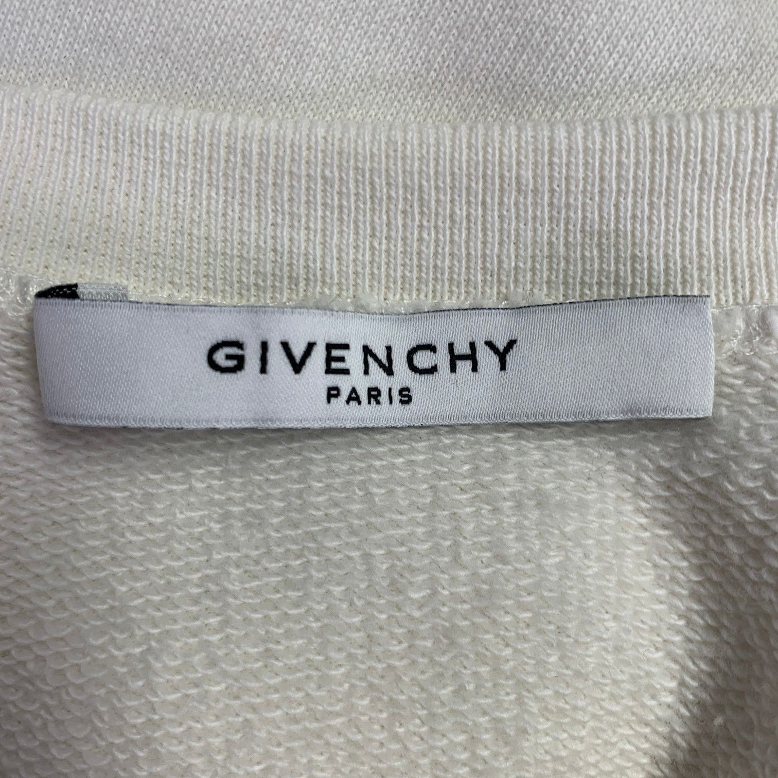 Givenchy S Cream Red Cotton -GV World Tour- Graphic Sweatshirt Size US S / EU 44-46 / 1 - 5 Thumbnail