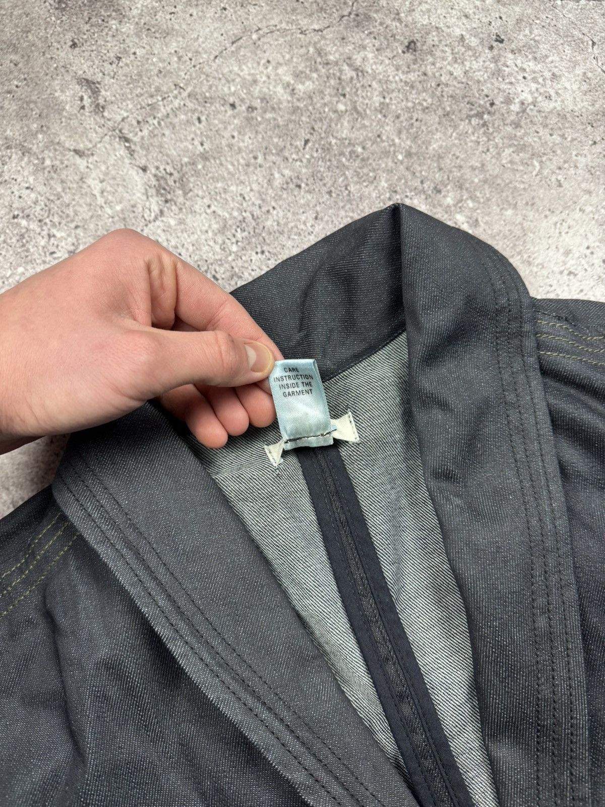 Diesel Y2K DIESEL VINTAGE JUNYA WATANABE STYLE DENIM BLAZER JACKET Size M / US 6-8 / IT 42-44 - 6 Thumbnail