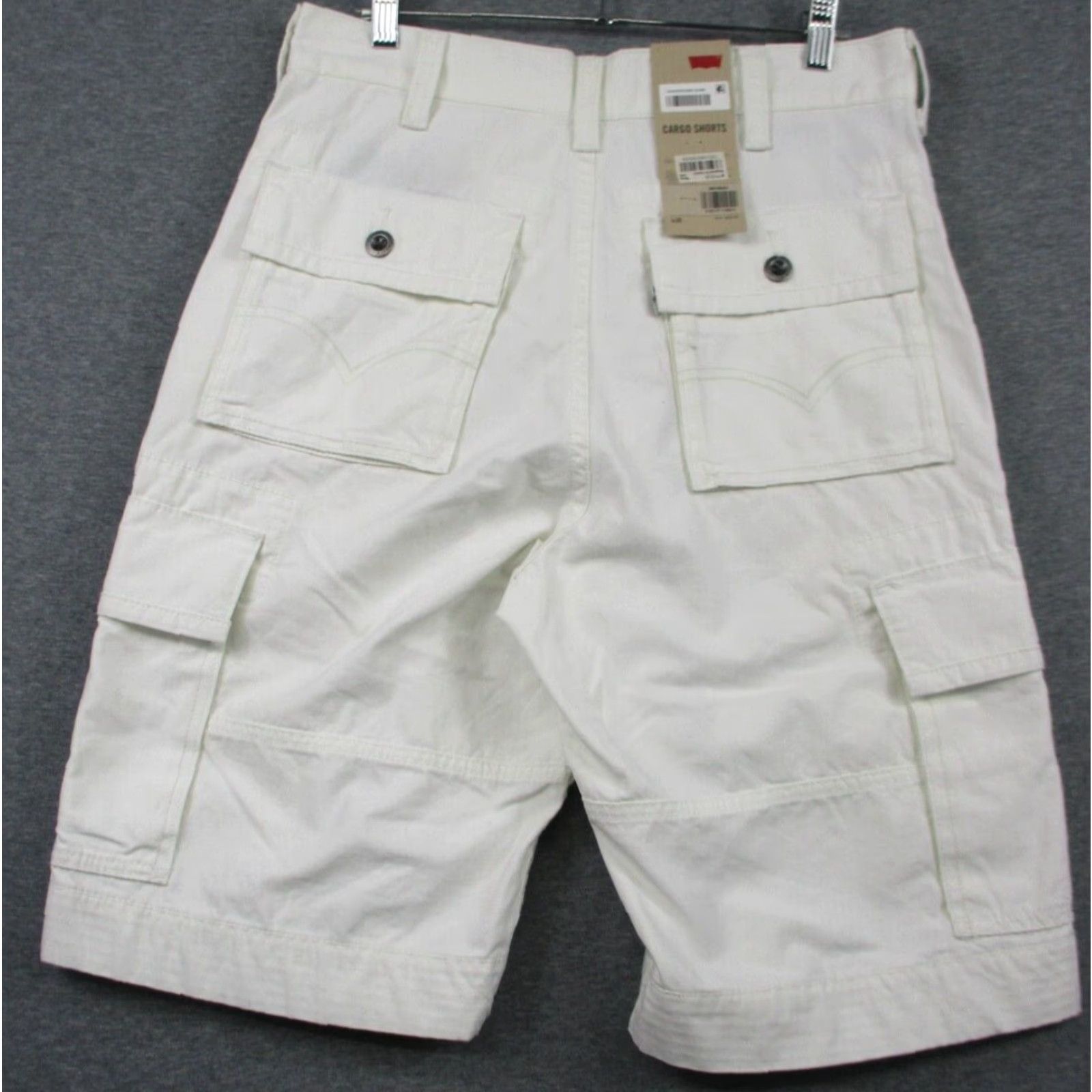 Levi's Levi's Cargo Shorts 30 Men Relaxed Fit Ivory Denim Pockets NWT Size US 30 / EU 46 - 2 Thumbnail