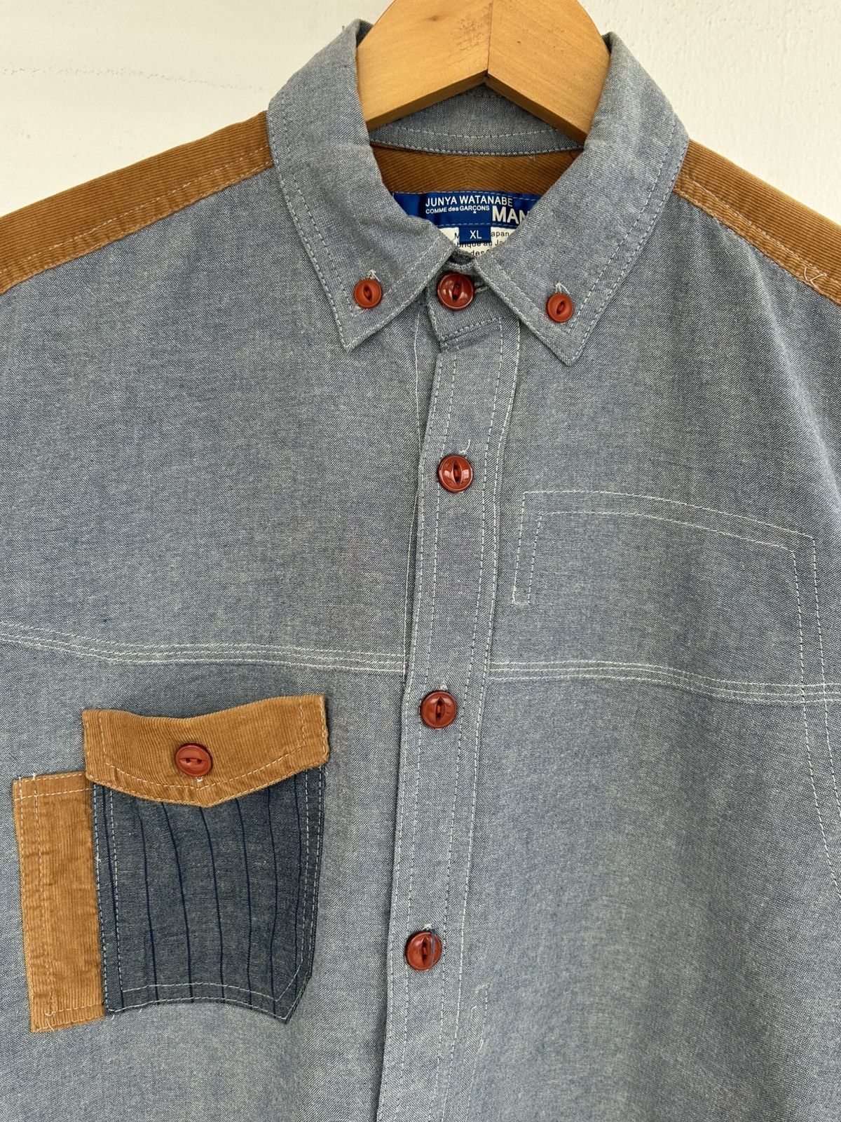 Comme des Garcons AD 05’ CDG Man Shirt Button Up Japan Size US L / EU 52-54 / 3 - 3 Thumbnail