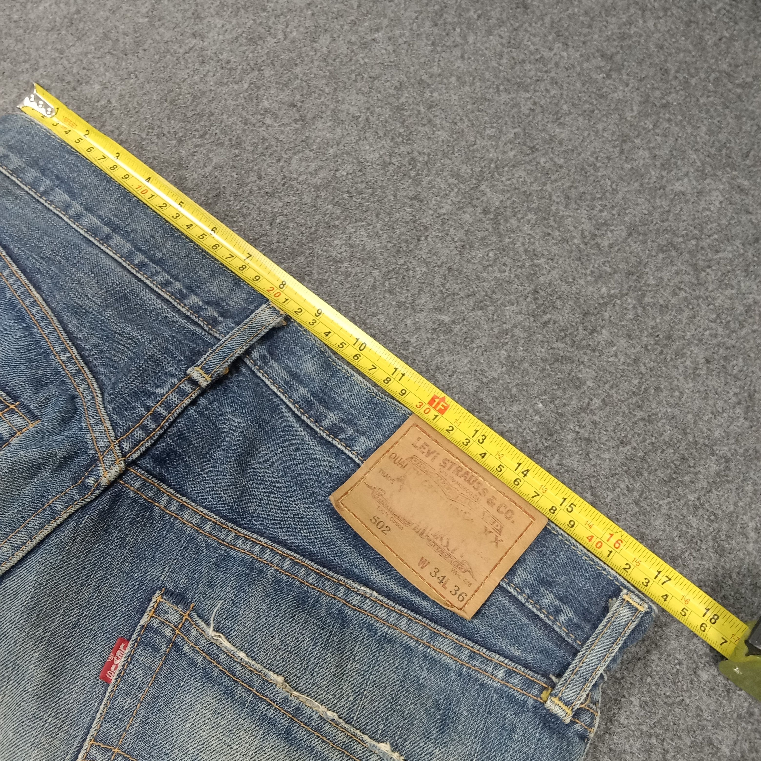 Levi's Levi's 502 Big E Selvedge Distressed 90's Denim Jeans E1A33 Size US 34 / EU 50 - 9 Thumbnail