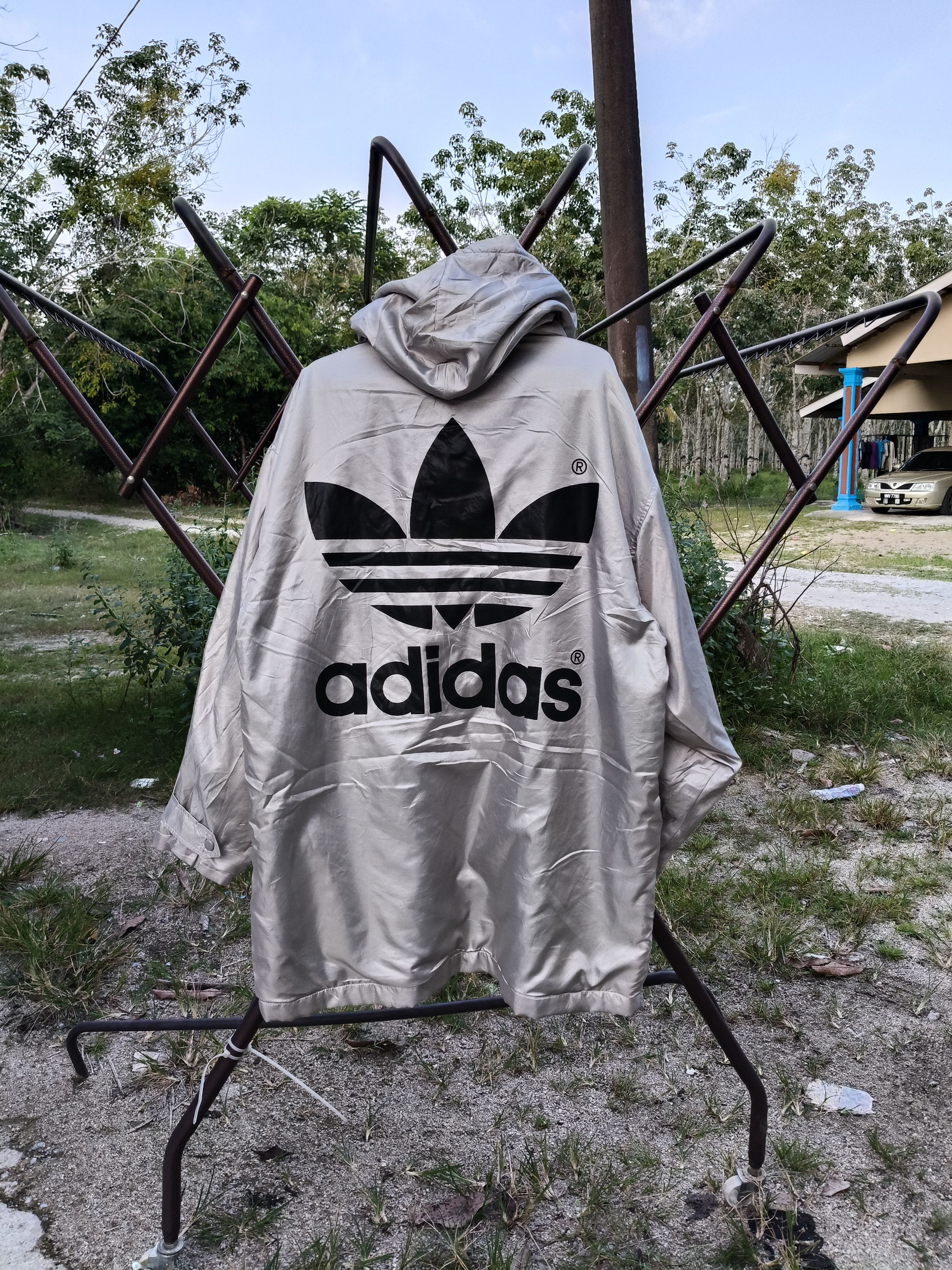 Adidas Vintage Adidas Parka Sherpa Jacket Size US L / EU 52-54 / 3 - 1 Thumbnail