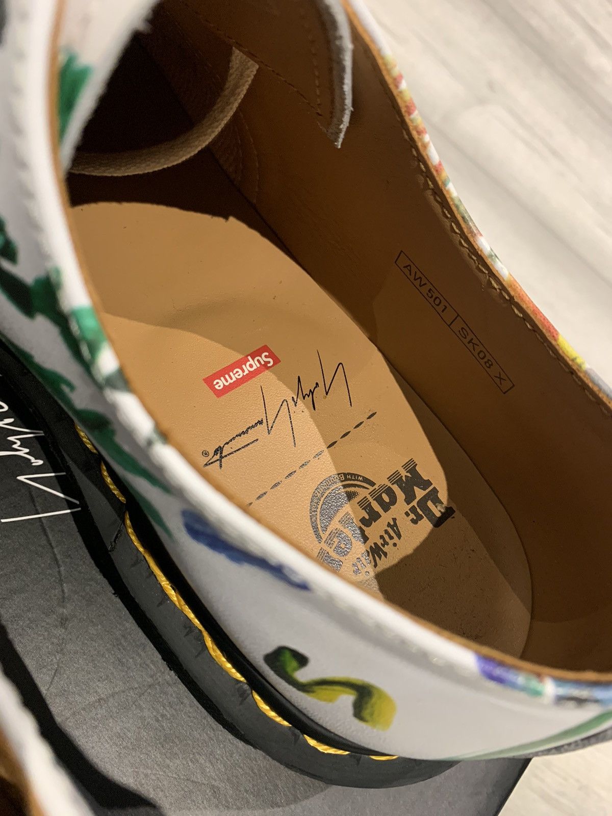 Dr. Martens × Supreme × Yohji Yamamoto Supreme x Yohji Yamamoto Doc Martens White Size US 10 / EU 43 - 14 Thumbnail