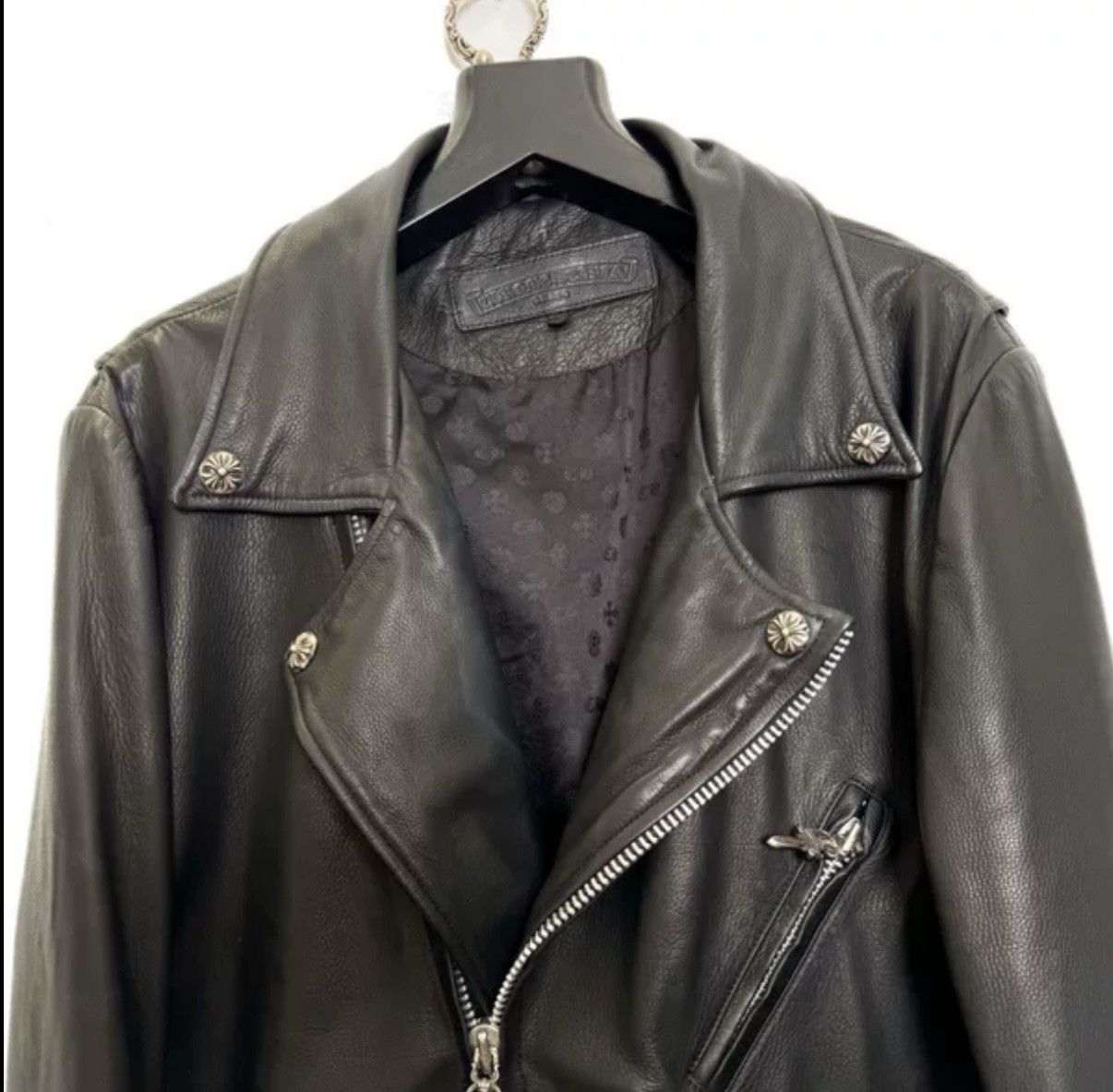 Chrome Hearts Chrome hearts leather jacket Size US S / EU 44-46 / 1 - 3 Thumbnail