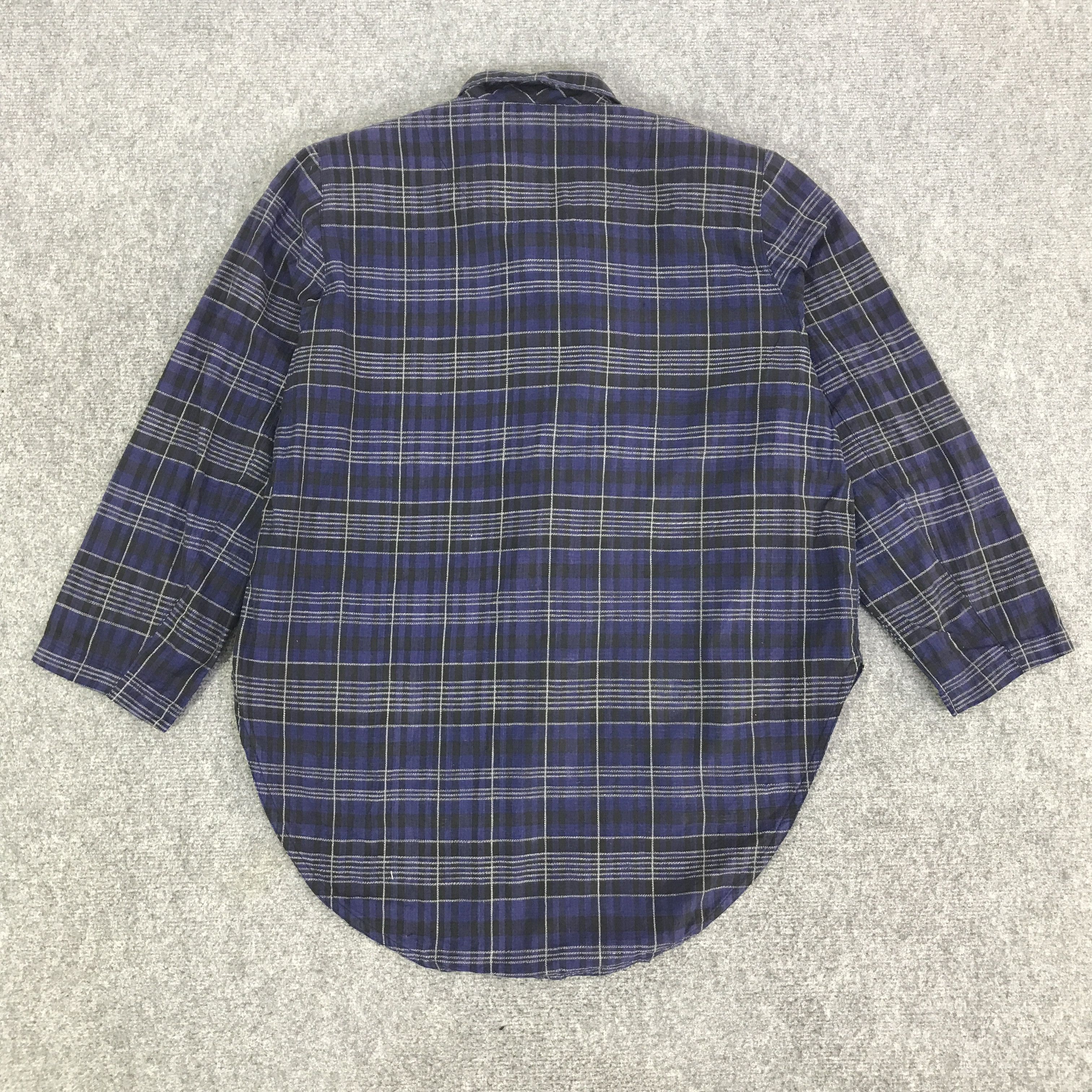 Issey Miyake ISSEY MIYAKE TARTAN BLAZER COAT JACKET K125B9 Size US M / EU 48-50 / 2 - 3 Thumbnail