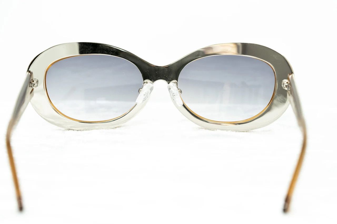 Yohji Yamamoto Yohji Yamamoto Sunglasses Cat Eye Brown Frame Size ONE SIZE - 10 Thumbnail