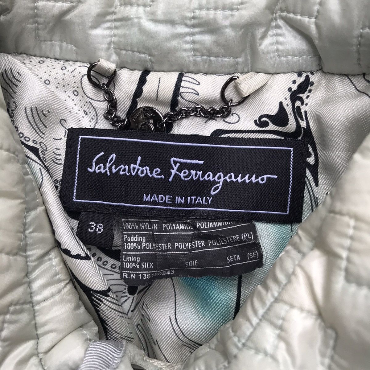 Beauty Beast × Salvatore Ferragamo Vintage Salvatore Ferragamo Jacket Size S / US 4 / IT 40 - 10 Thumbnail