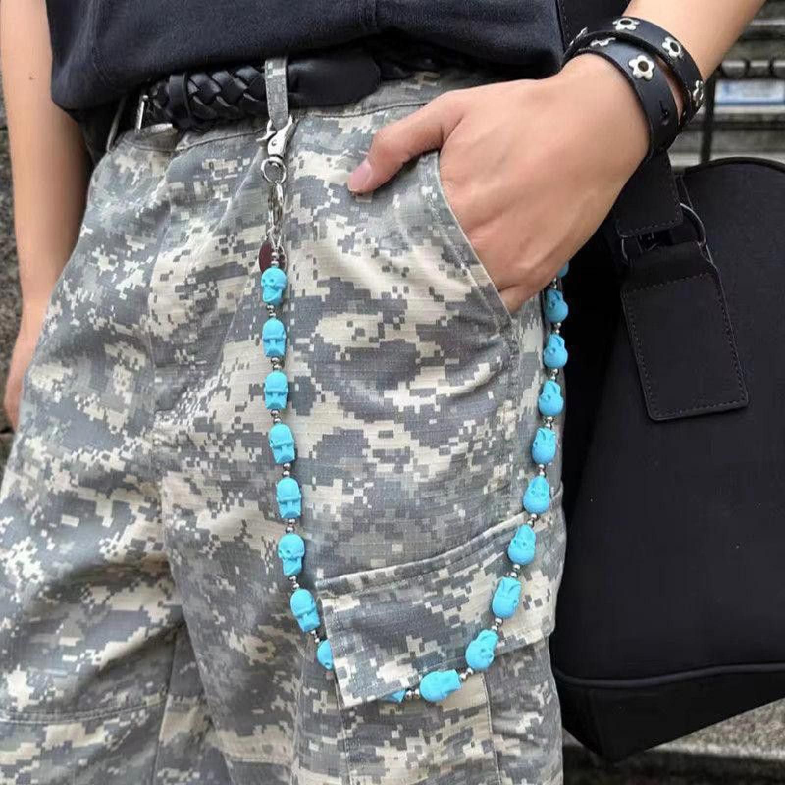 Jewelry Blue Pants Chain/Wallet Chain Size ONE SIZE - 3 Thumbnail
