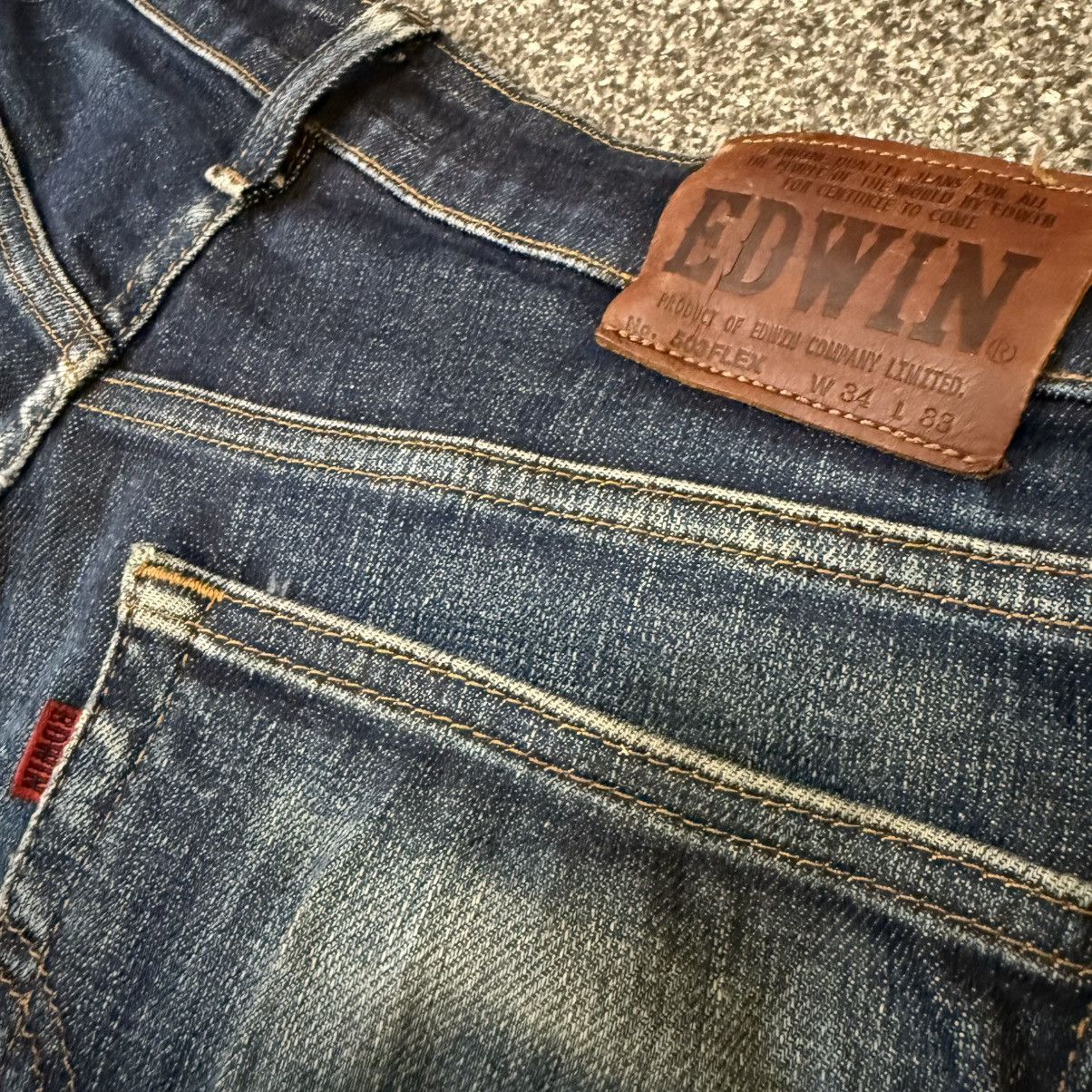Seditionaries 🔥🇯🇵 Japanese Edwin 503 Flex Distressed Denim Size US 34 / EU 50 - 9 Thumbnail