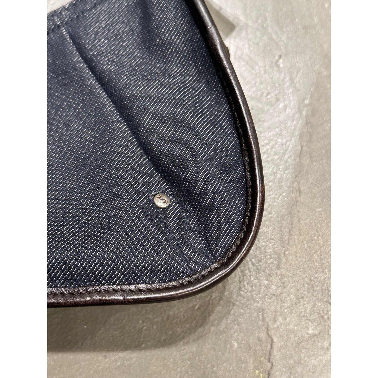 Yves Saint Laurent 2002 Yves Saint Laurent by Tom Ford Mombasa denim bag Size ONE SIZE - 7 Thumbnail
